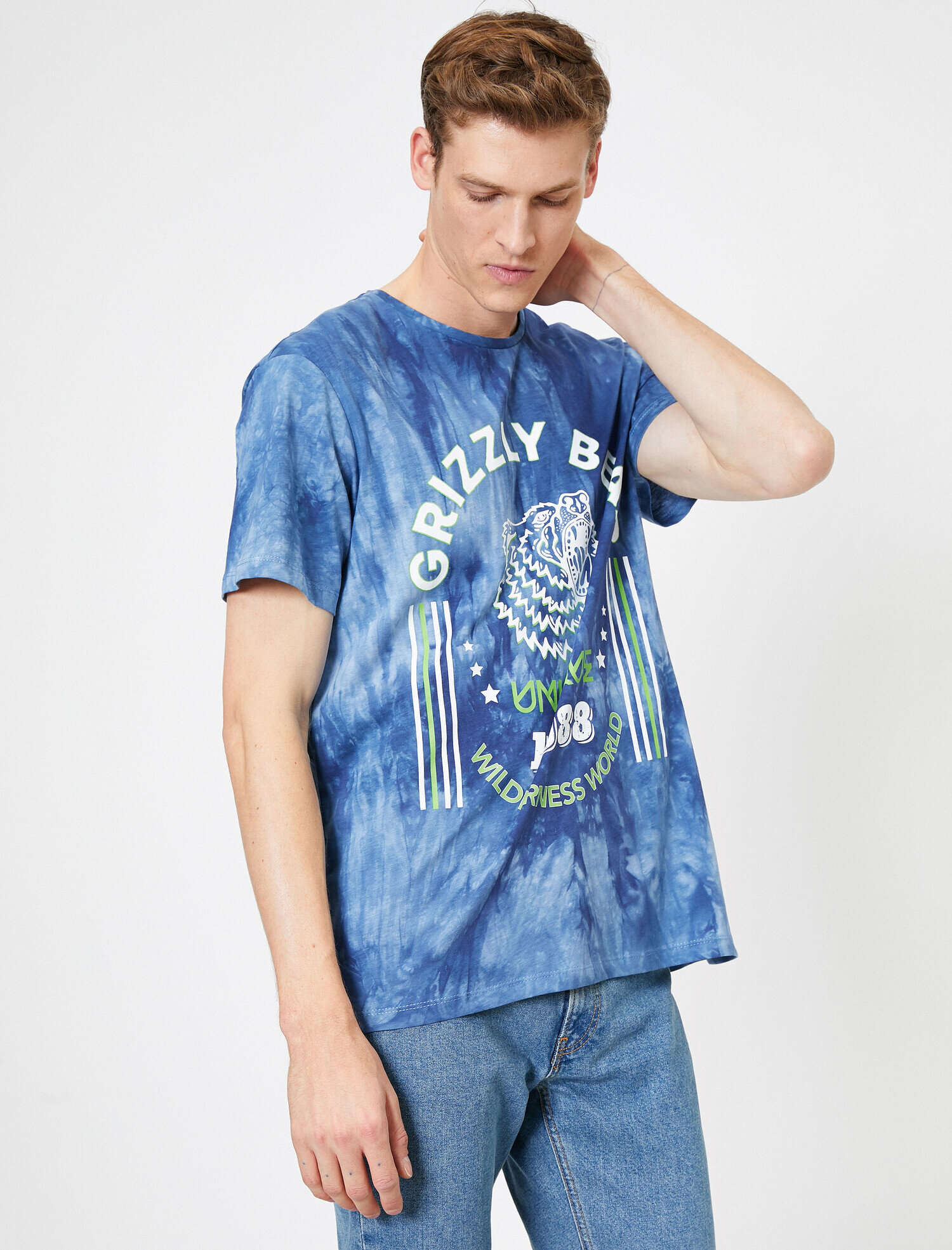   Baskılı Tişört Kısa Kollu