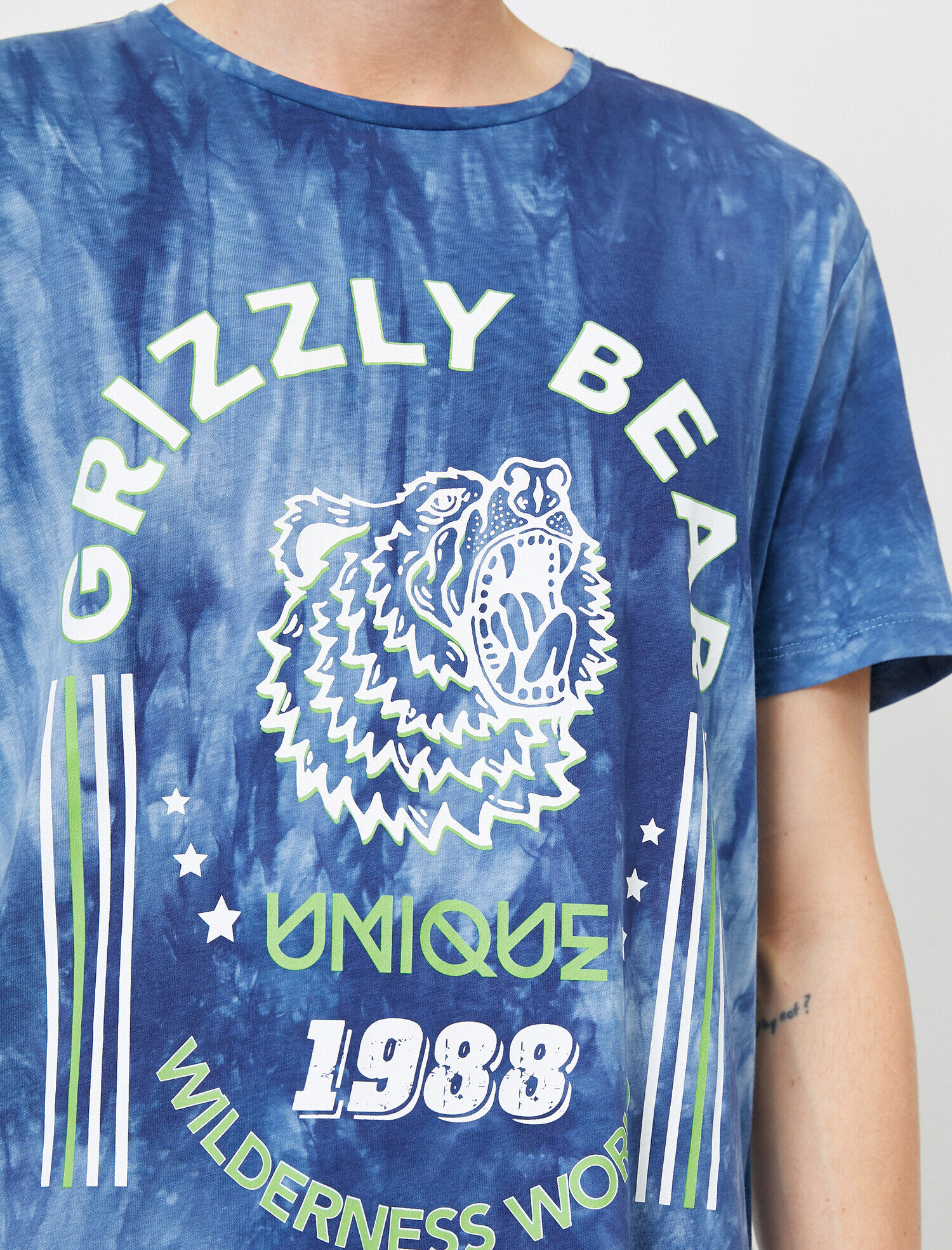   Baskılı Tişört Kısa Kollu