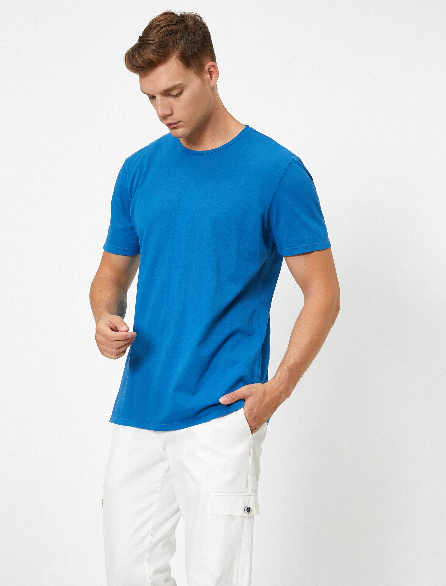   Bisiklet Yaka Tişört