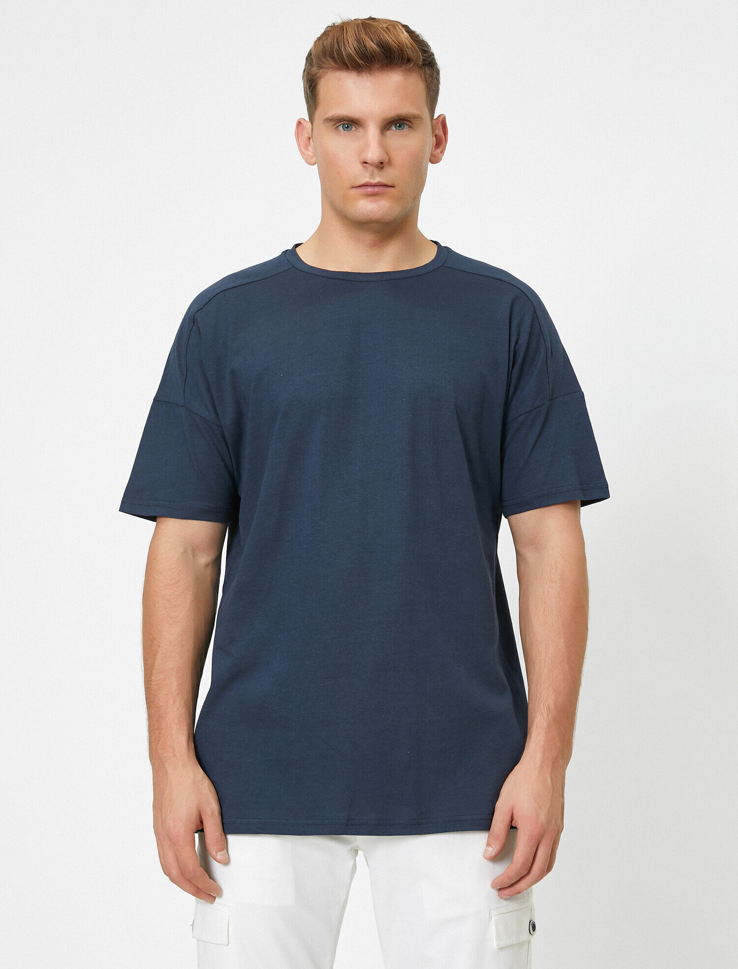   Bisiklet Yaka Kısa Kollu Basic Tişört