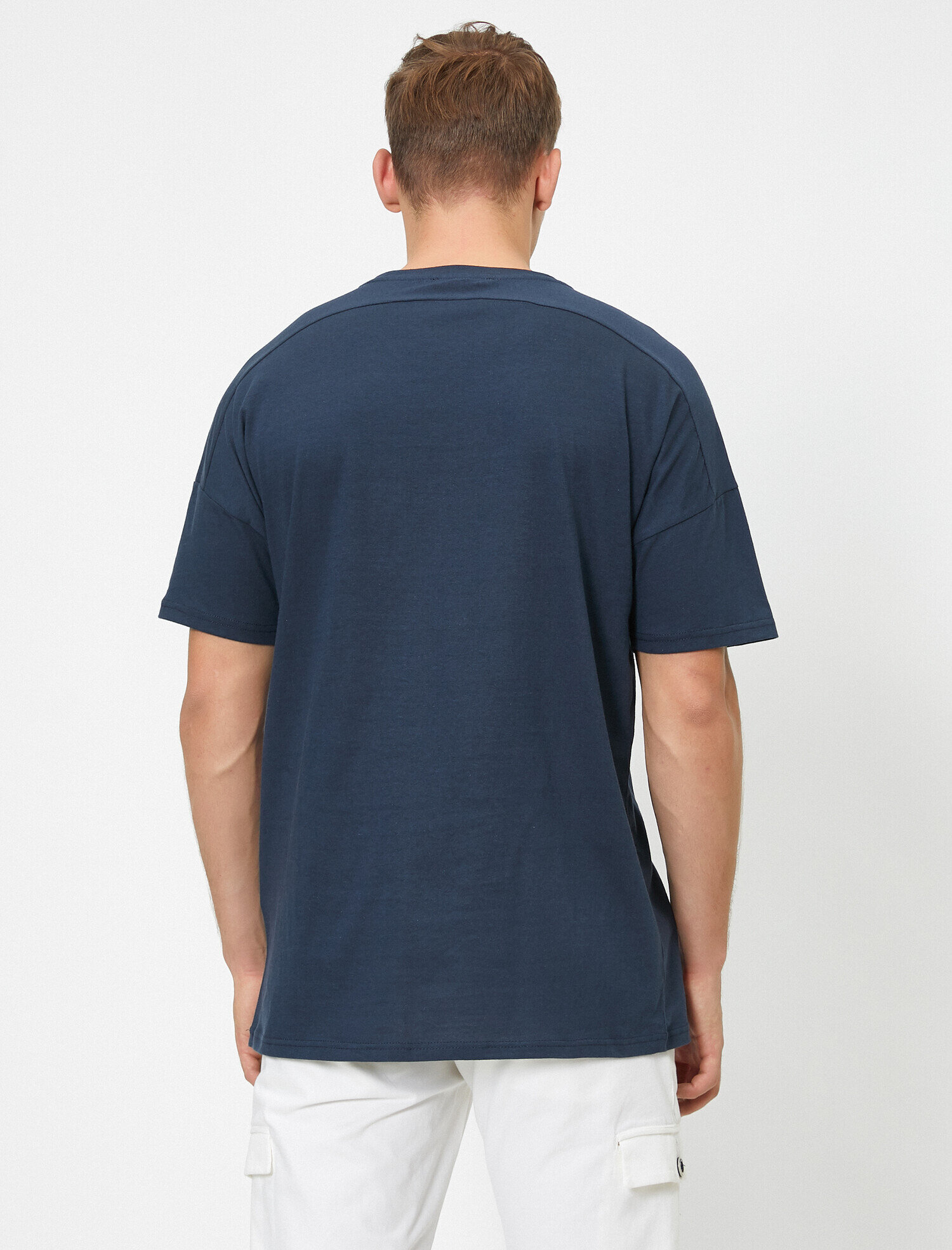   Bisiklet Yaka Kısa Kollu Basic Tişört