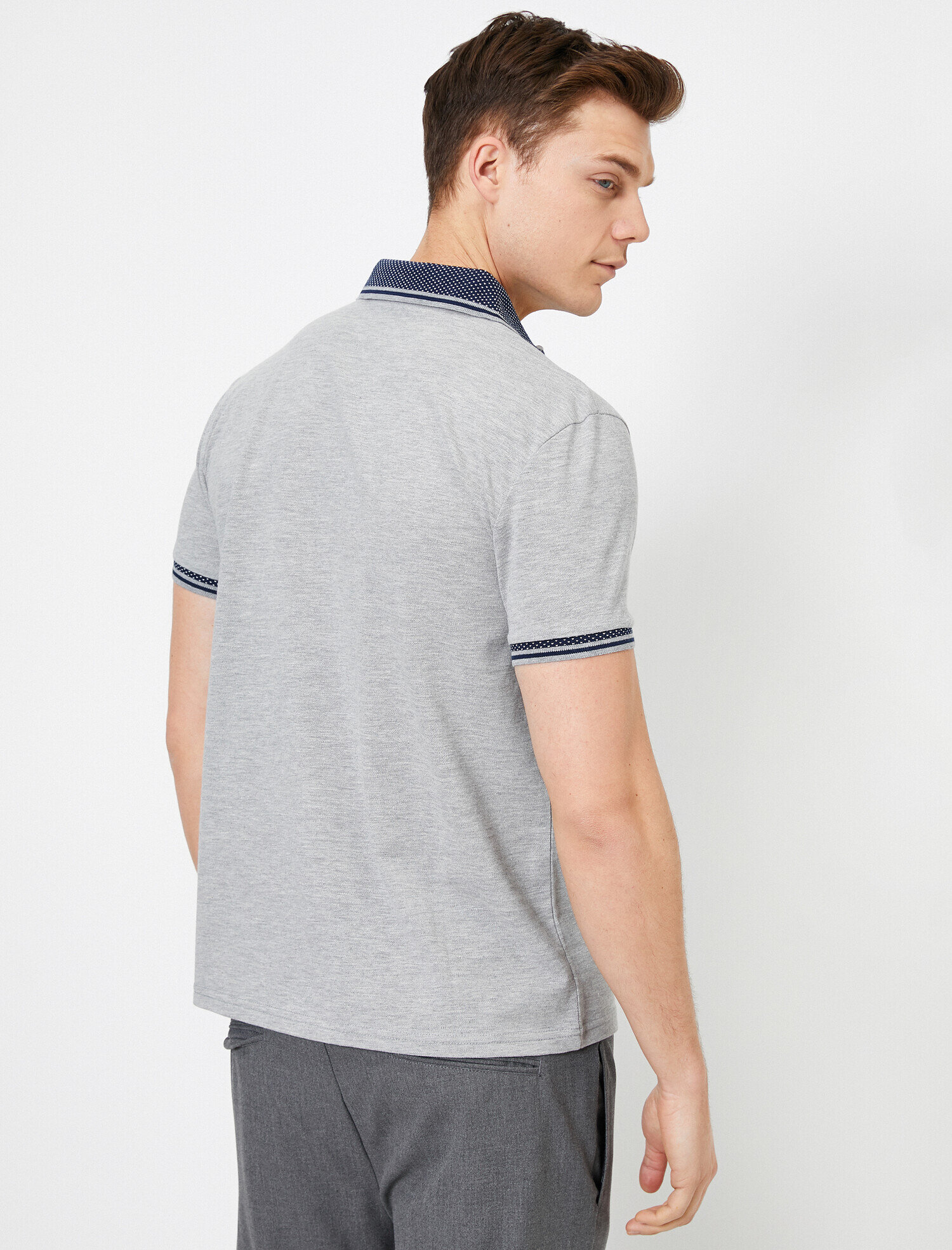   Polo Yaka Pike Kumaş Slim Fit Tişört