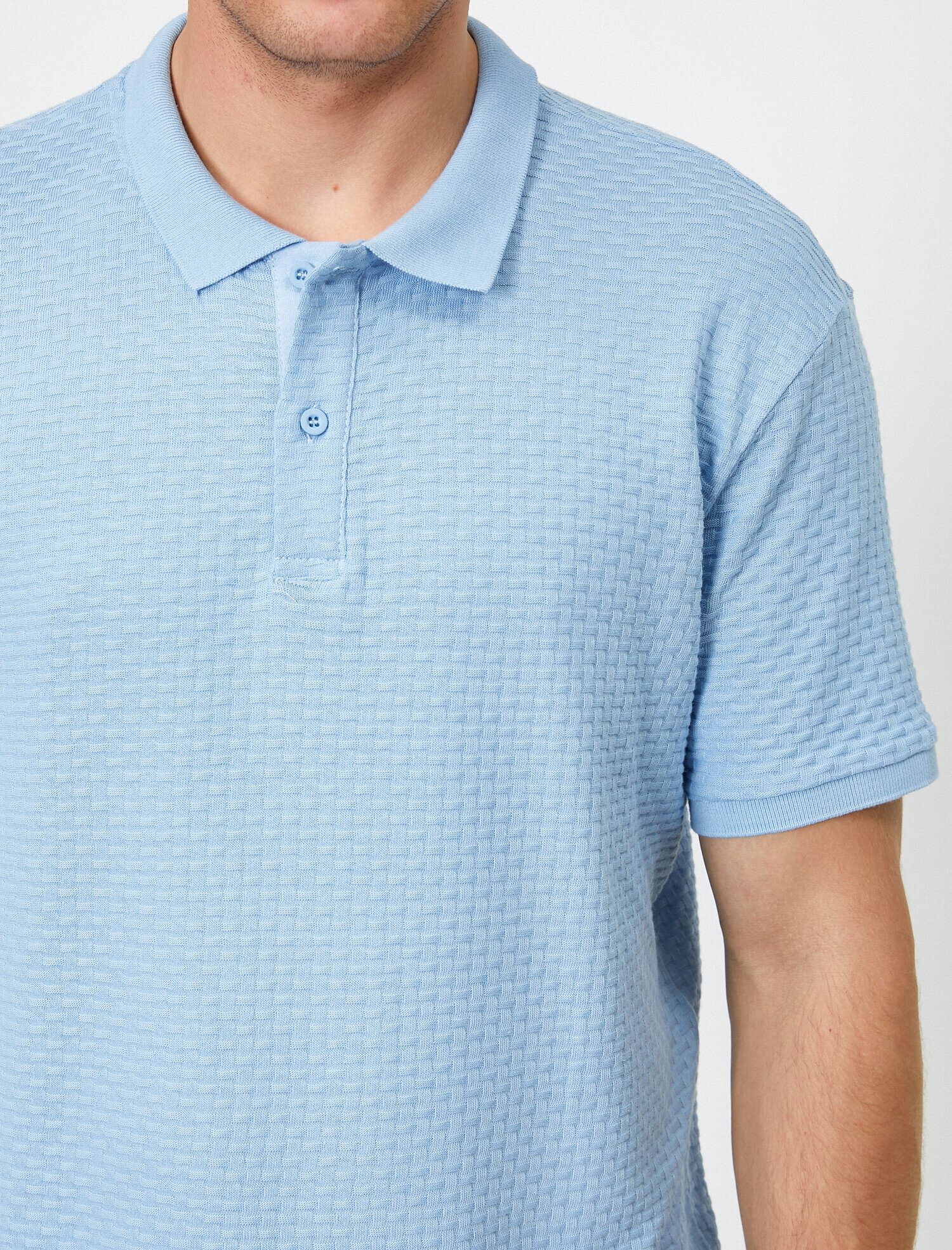   Pamuklu Kısa Kollu Polo Yaka Tişört