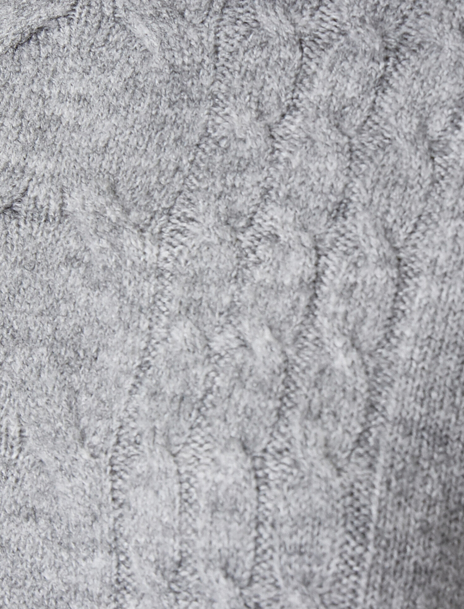   Oversize Mini Triko Elbise Örgü Detaylı Boğazlı Yaka