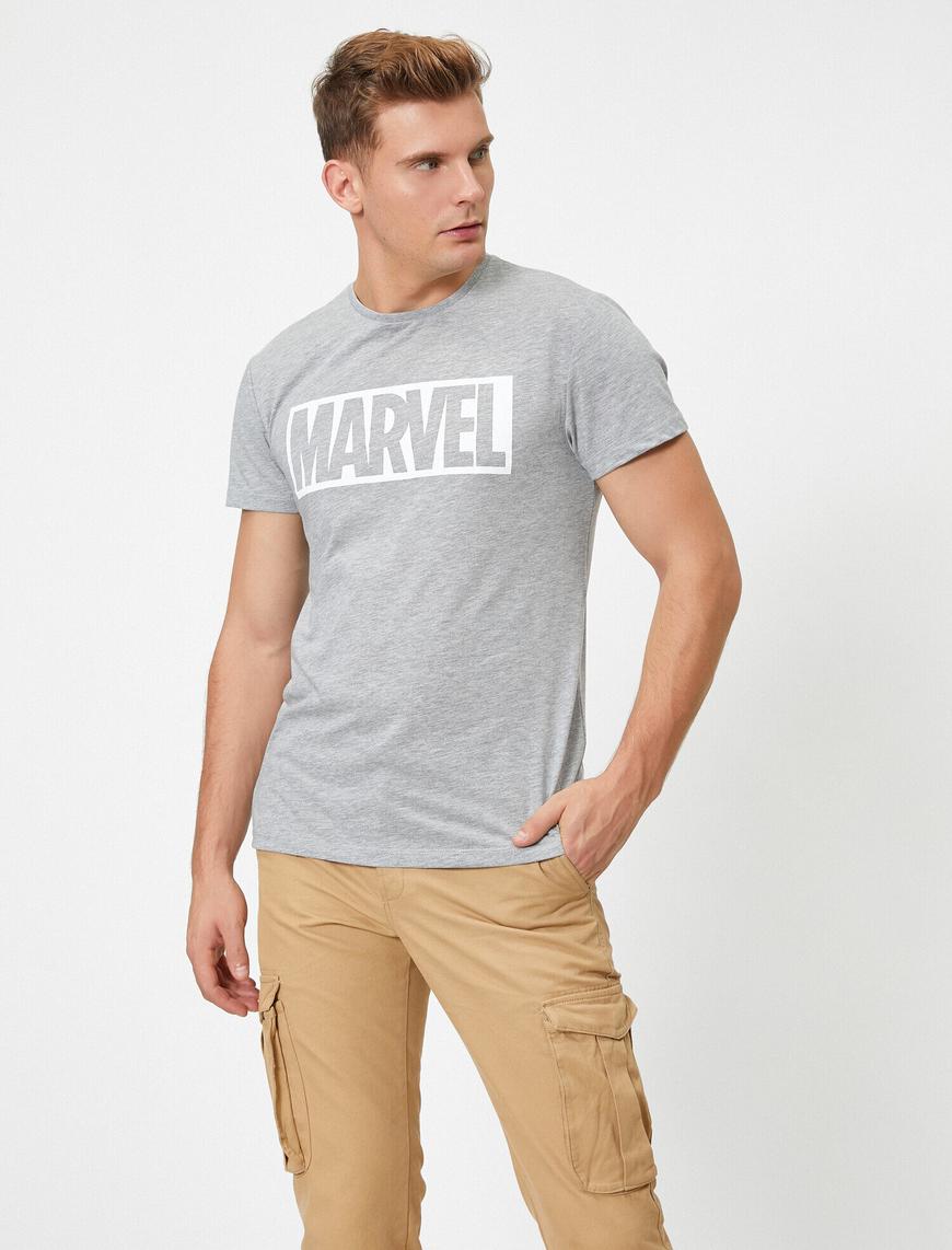   Marvel Lisanslı Baskılı Tişört