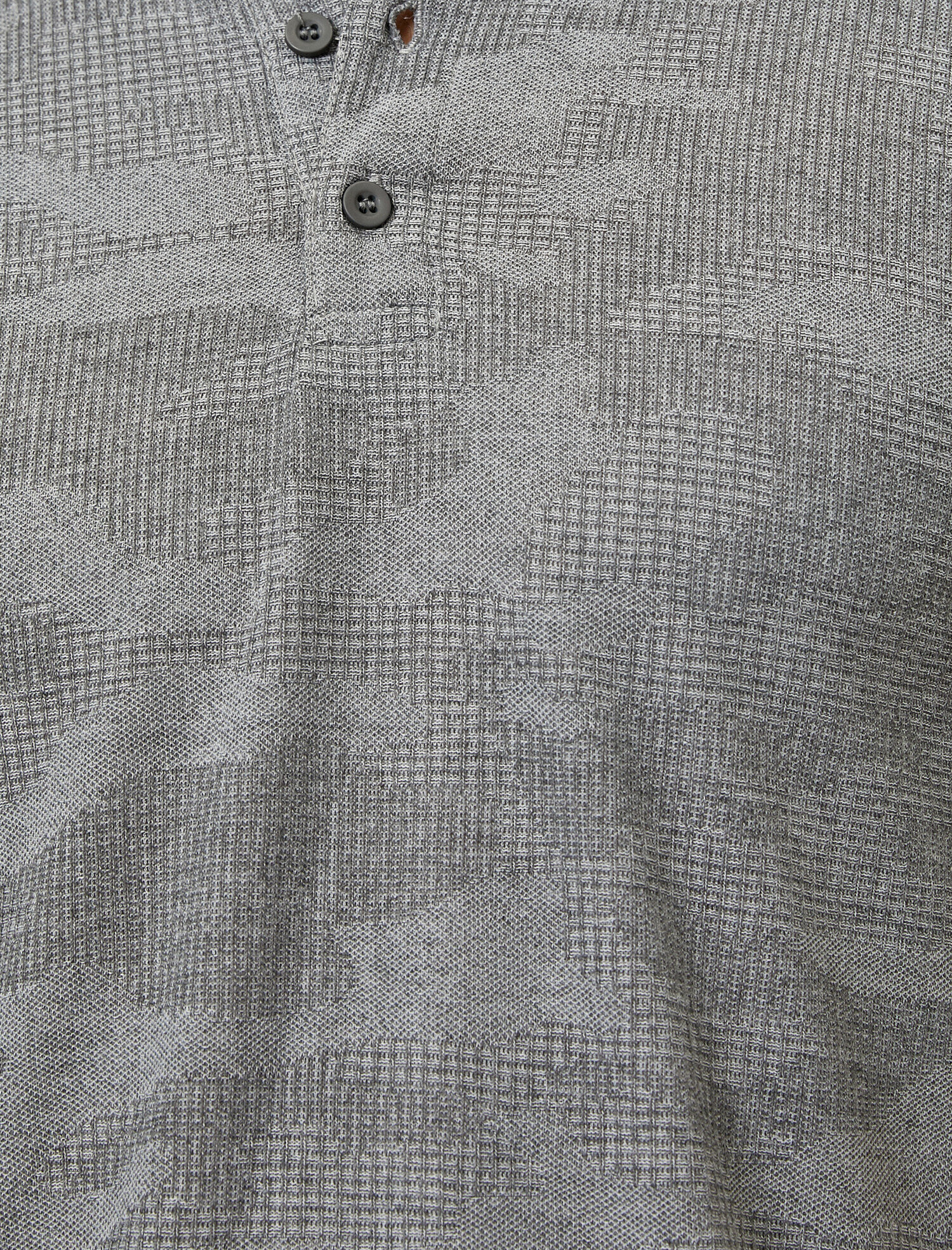   Polo Yaka Kısa Kollu Desenli Tişört