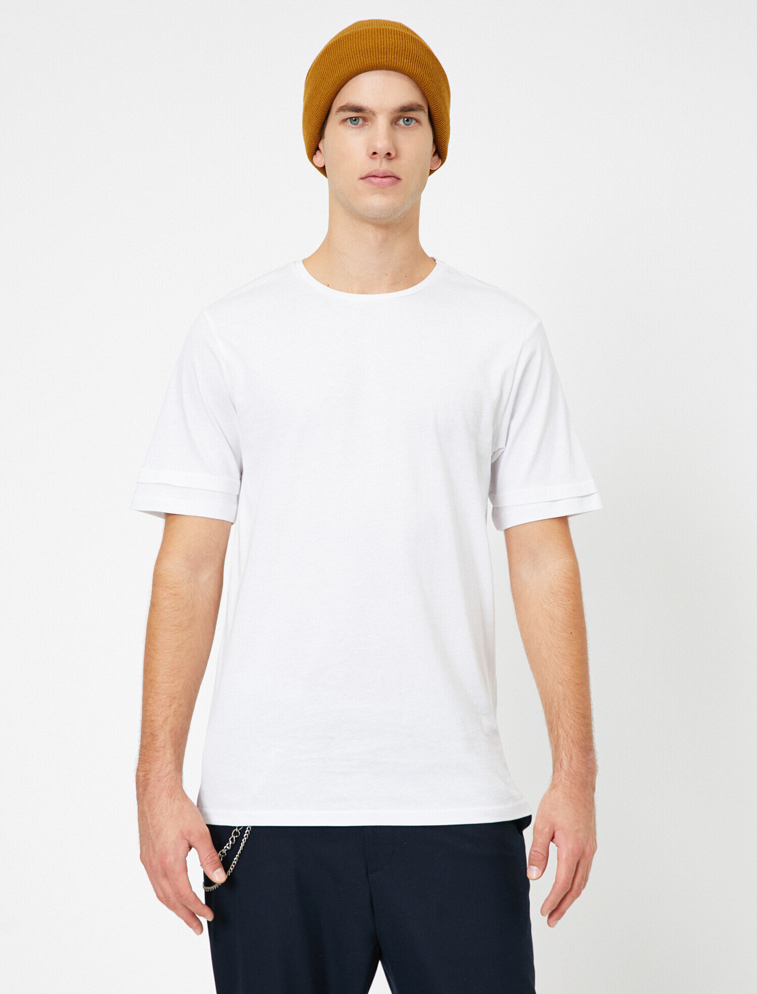   Bisiklet Yaka Tişört