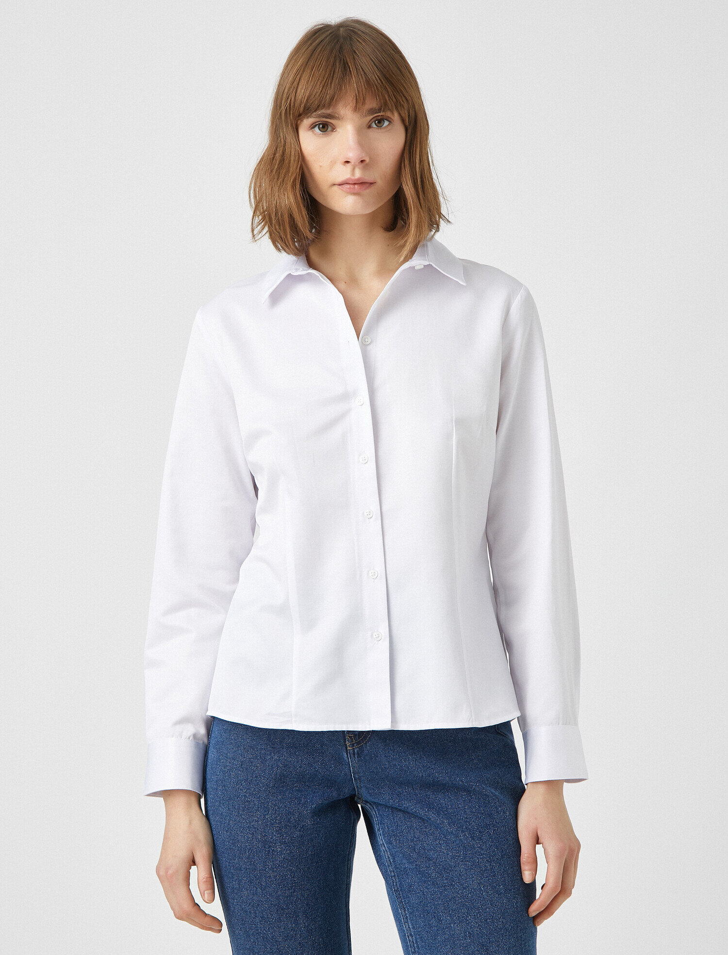   Poplin Gömlek Pamuklu Basic