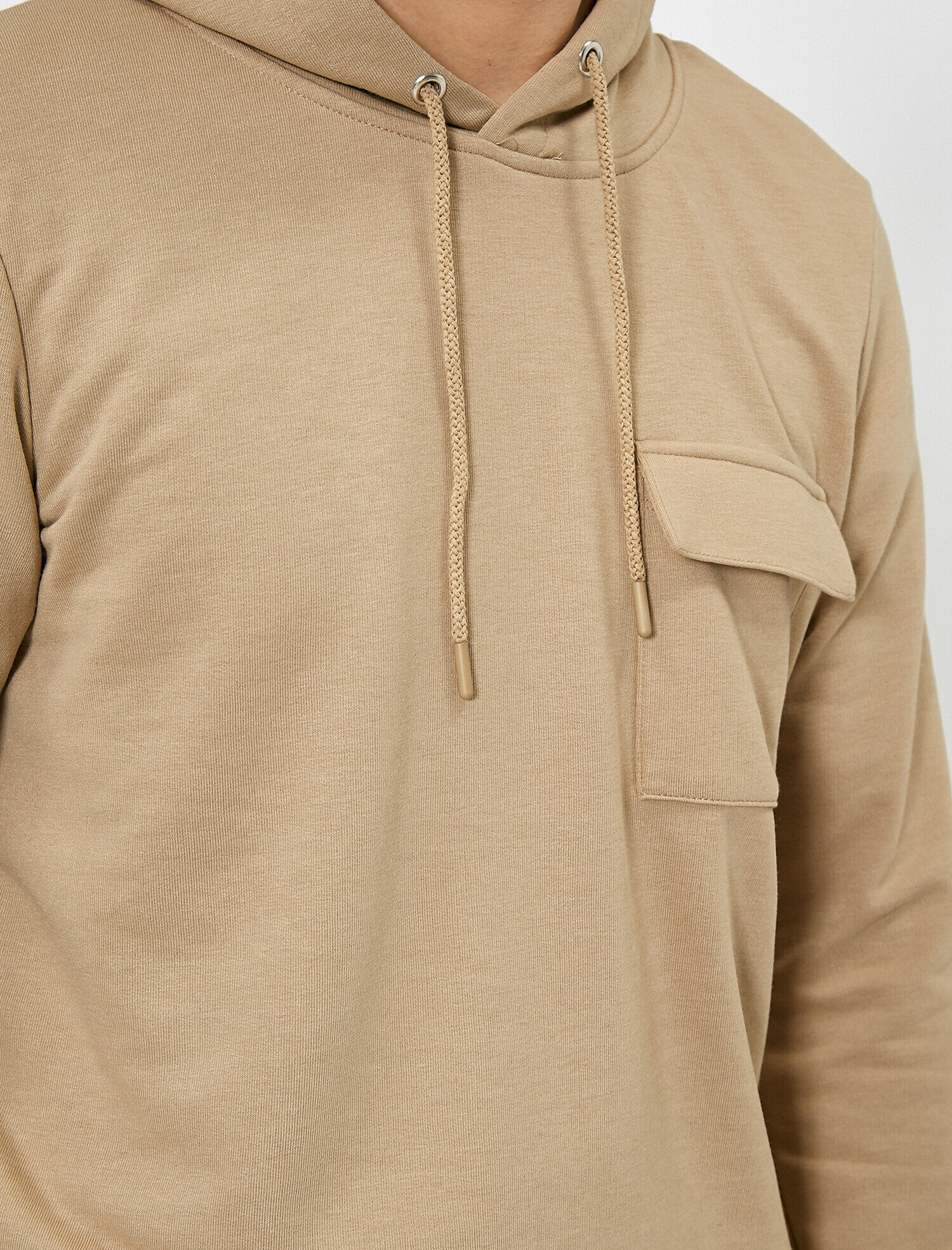   Kapüşonlu Cep DetaylıSweatshirt