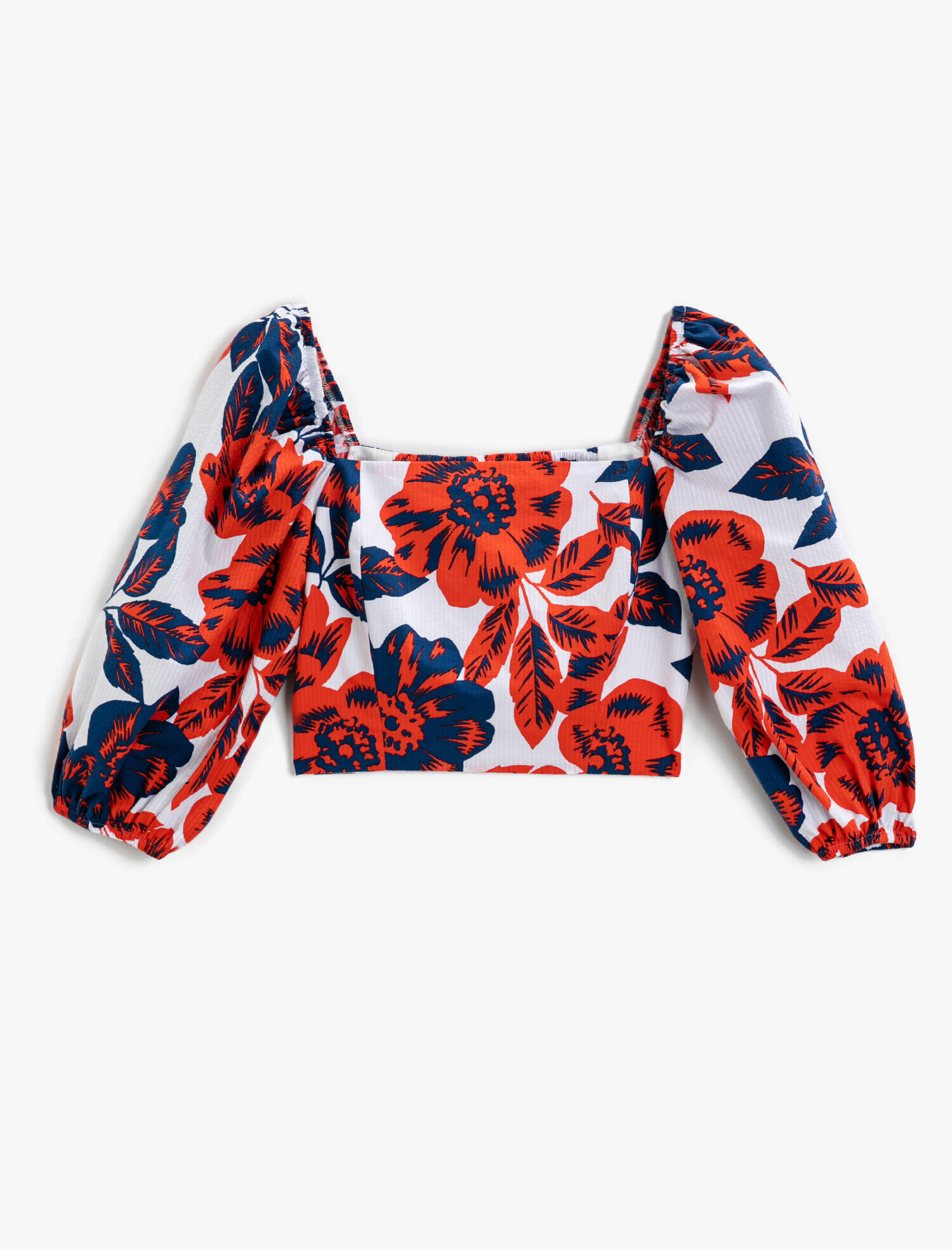   Çiçekli Bluz Pamuklu