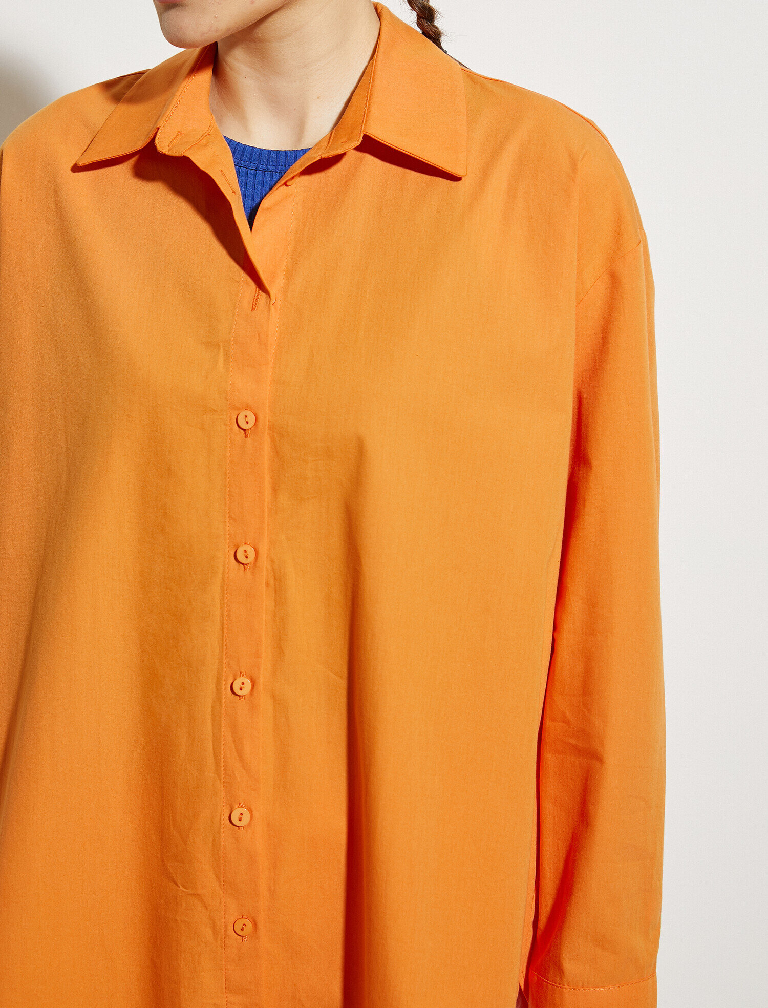   Pamuklu Gömlek Oversize