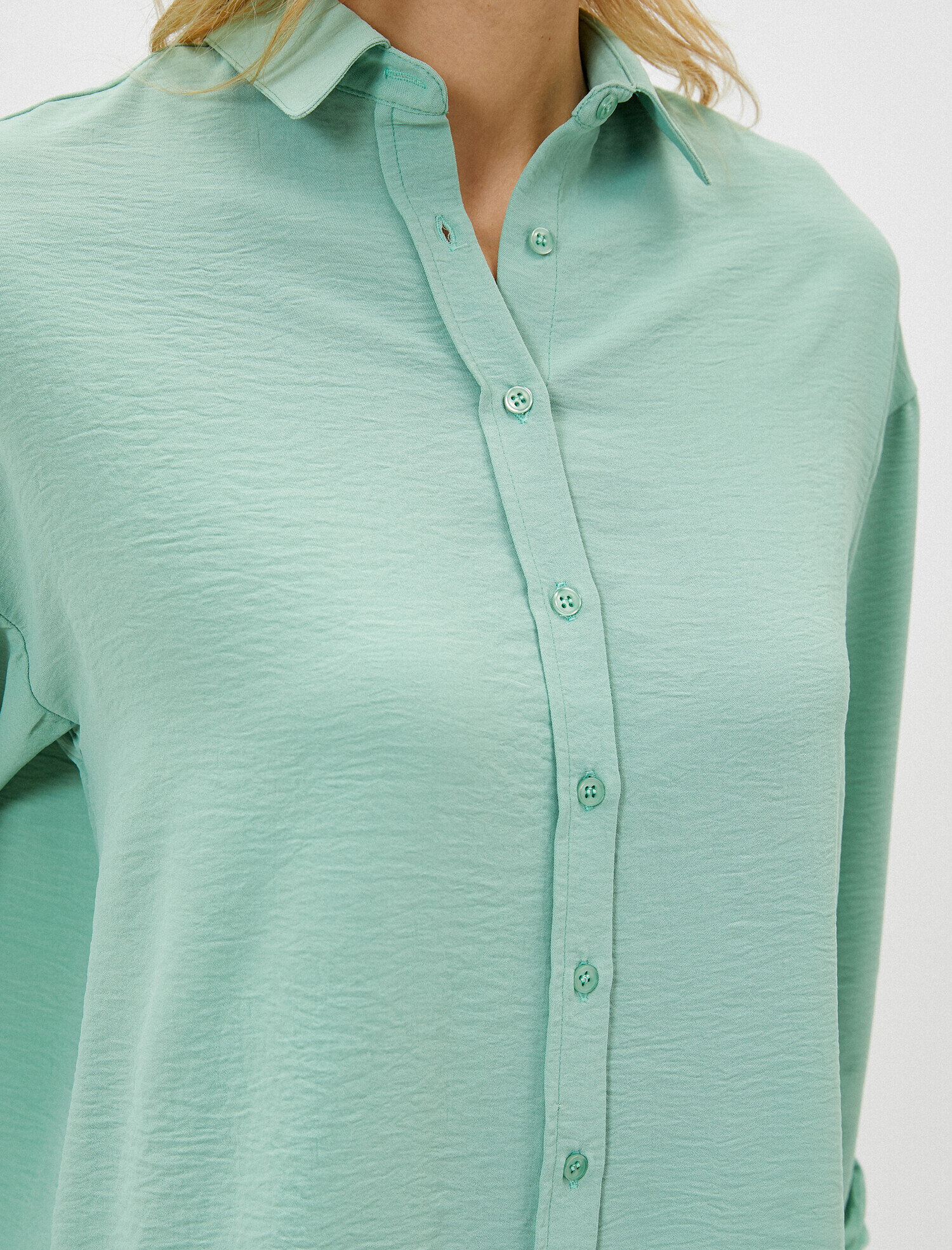   Fırfırlı Tunik Gömlek Yaka