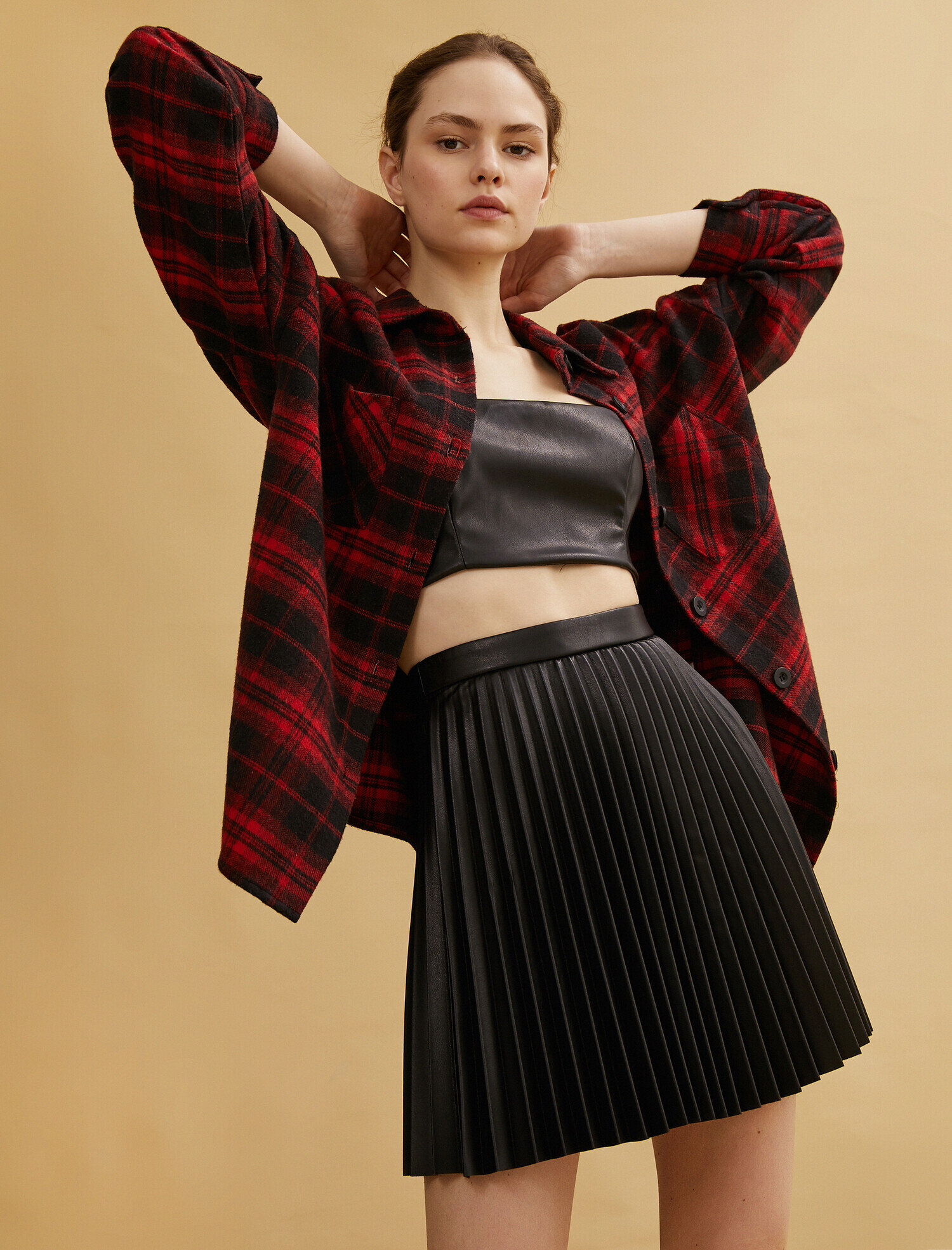   Pamuklu Oduncu Gömleği Oversize