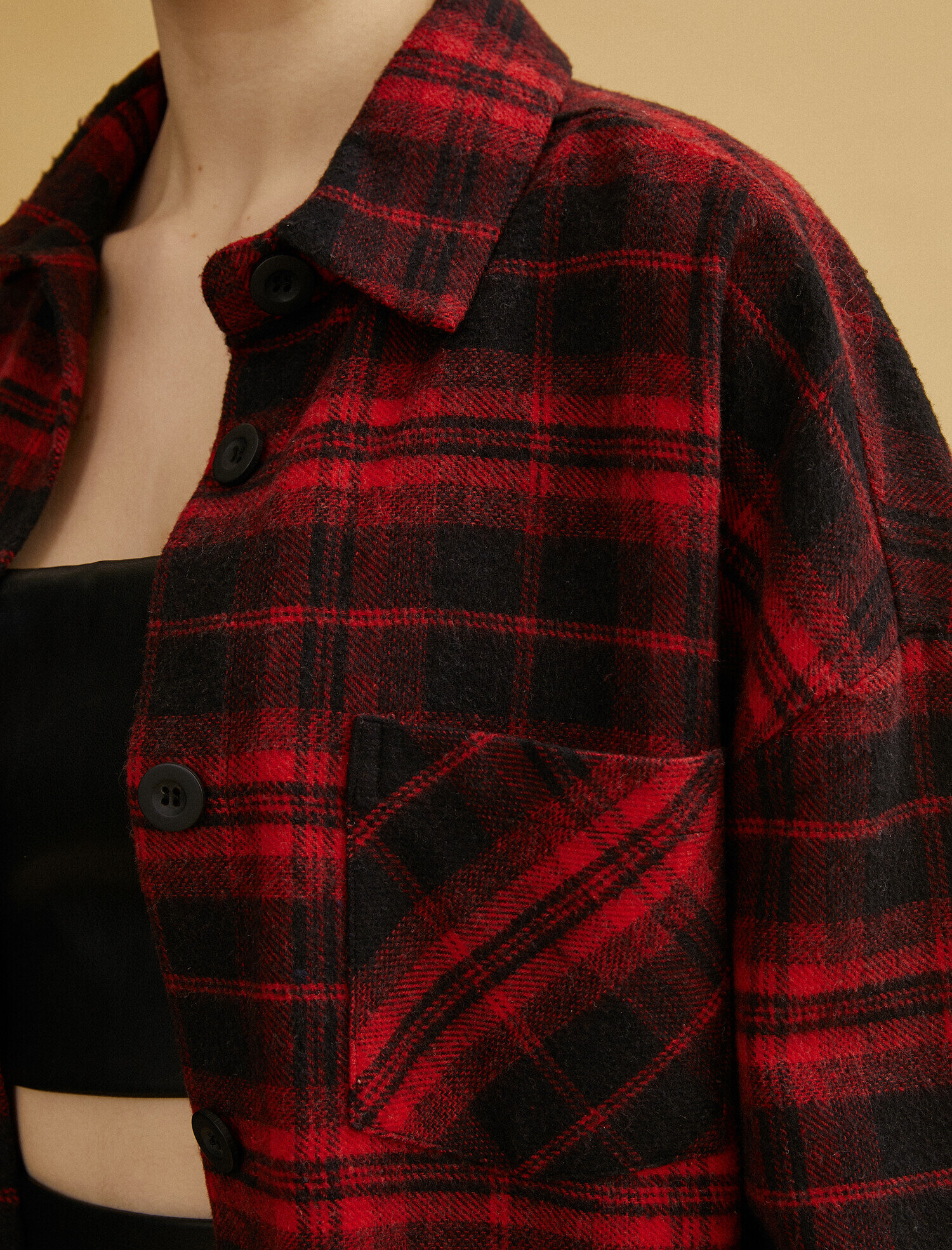   Pamuklu Oduncu Gömleği Oversize