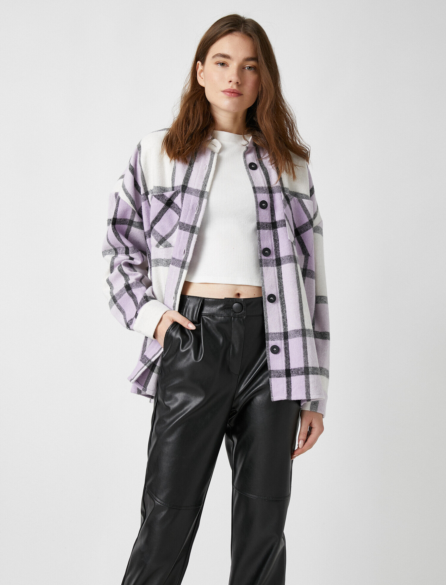   Pamuklu Oduncu Gömleği Oversize