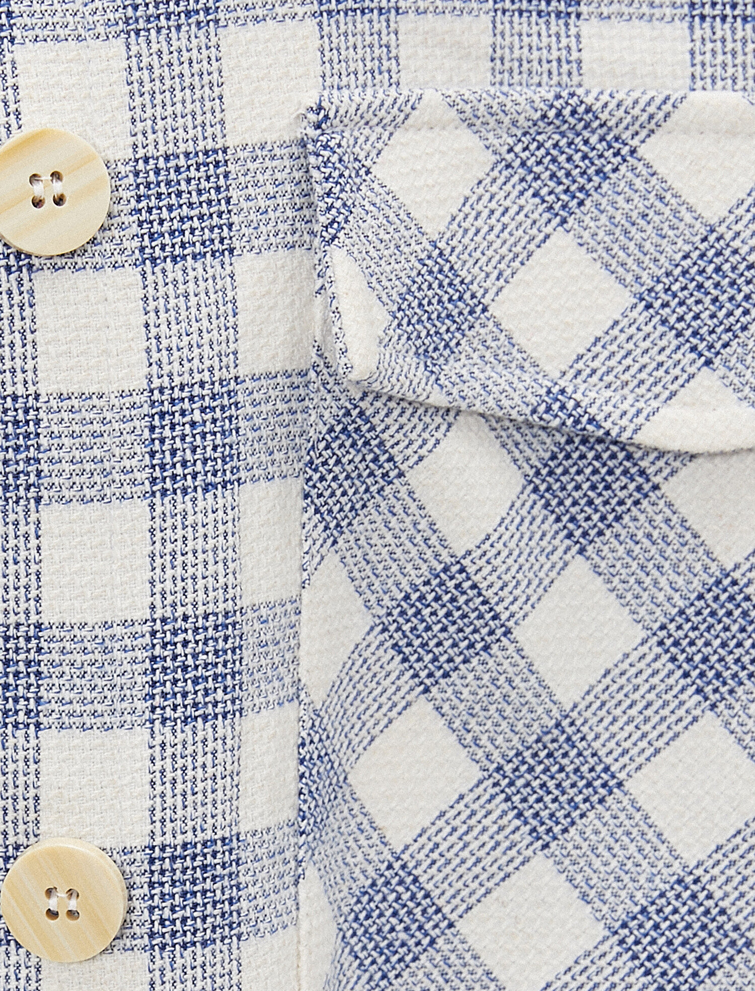   Kareli Gömlek Düğmeli Cepli