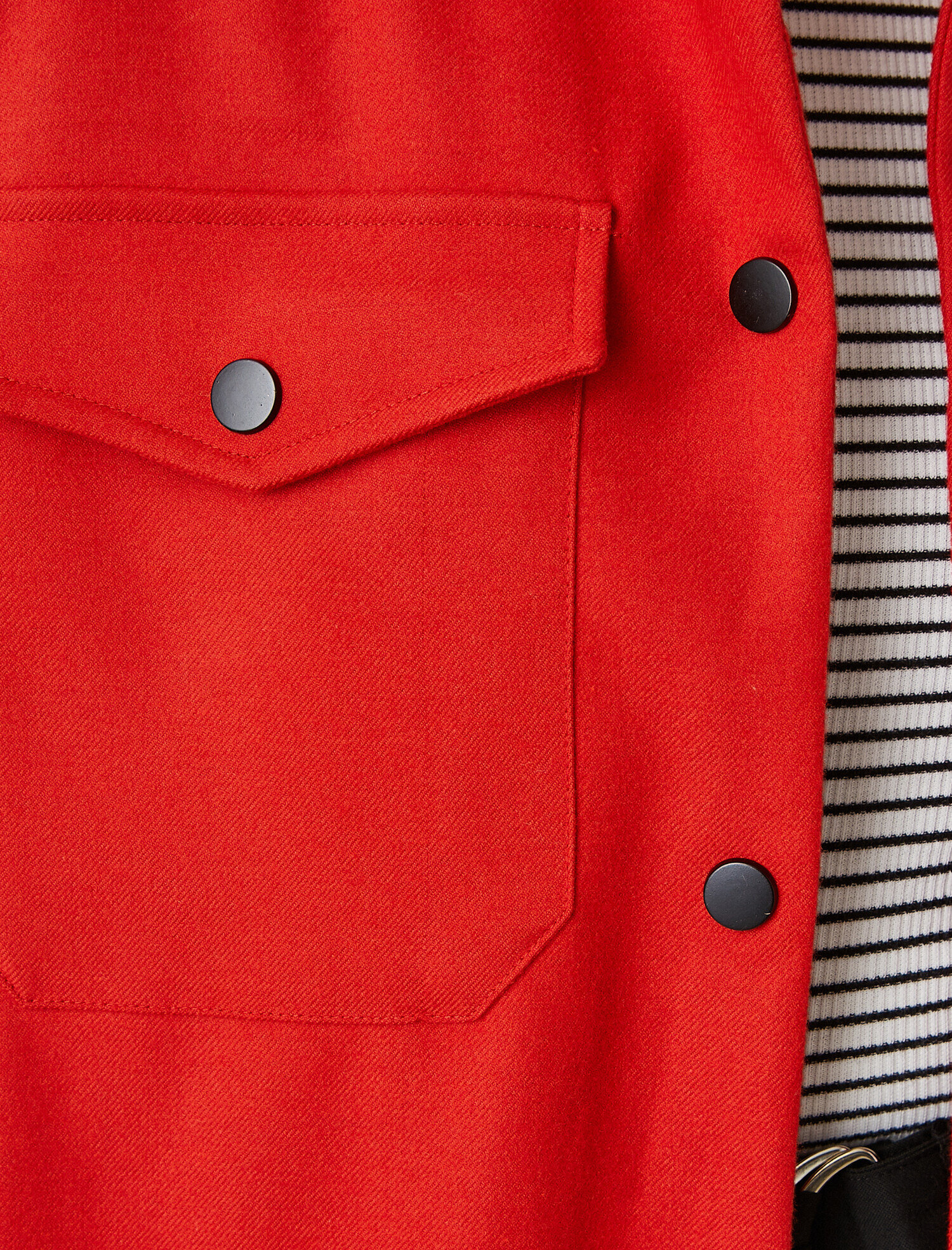 Çıtçıtlı Cepli Gömlek Ceket