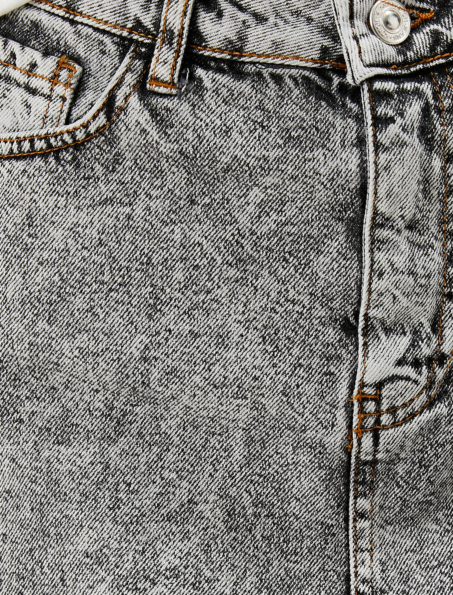   Yırtmaçlı Midi Kot Etek