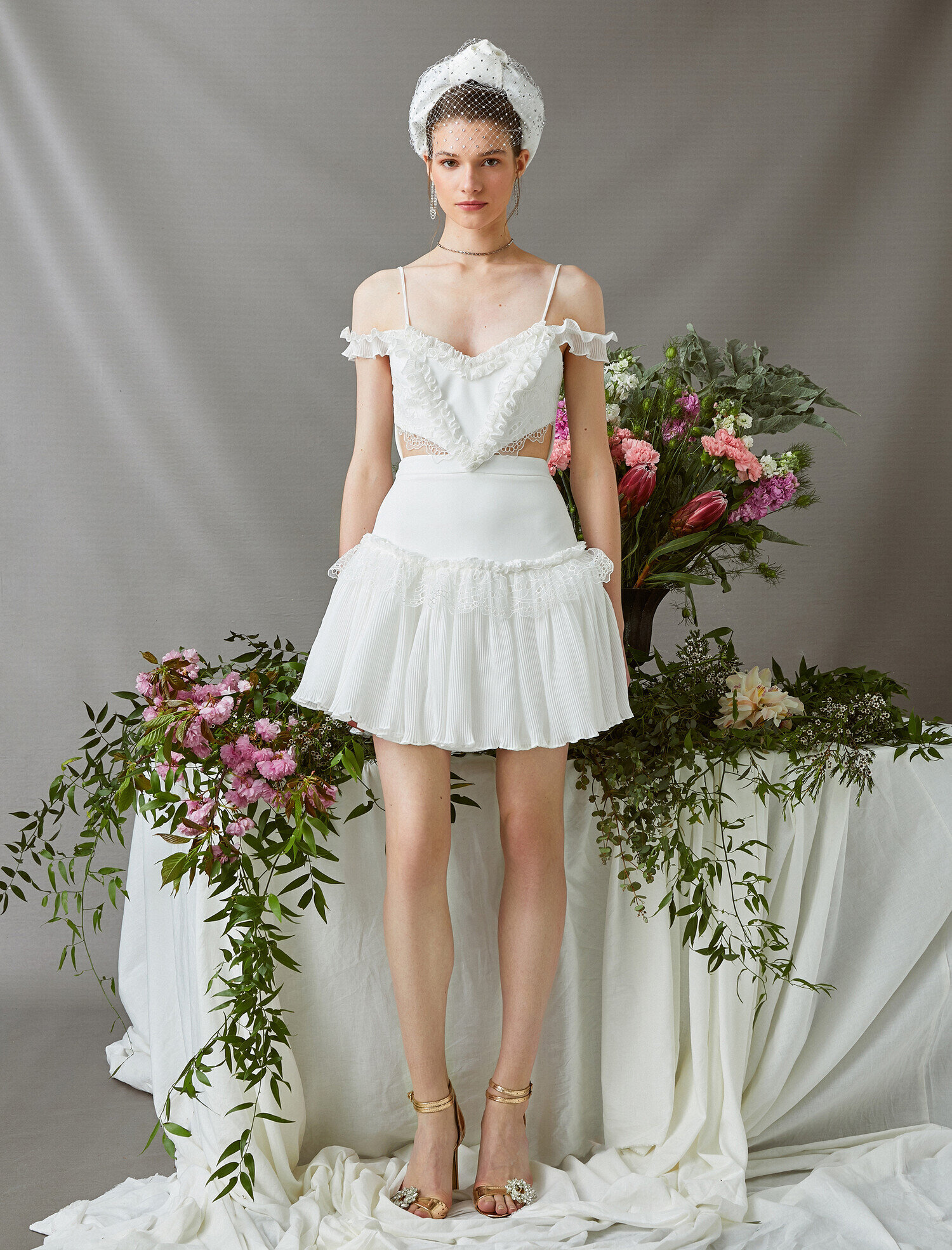   Dantelli Mini Elbise