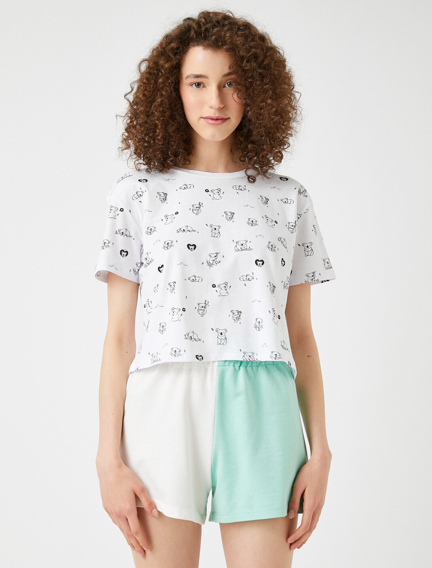   Desenli Tişört Pamuklu