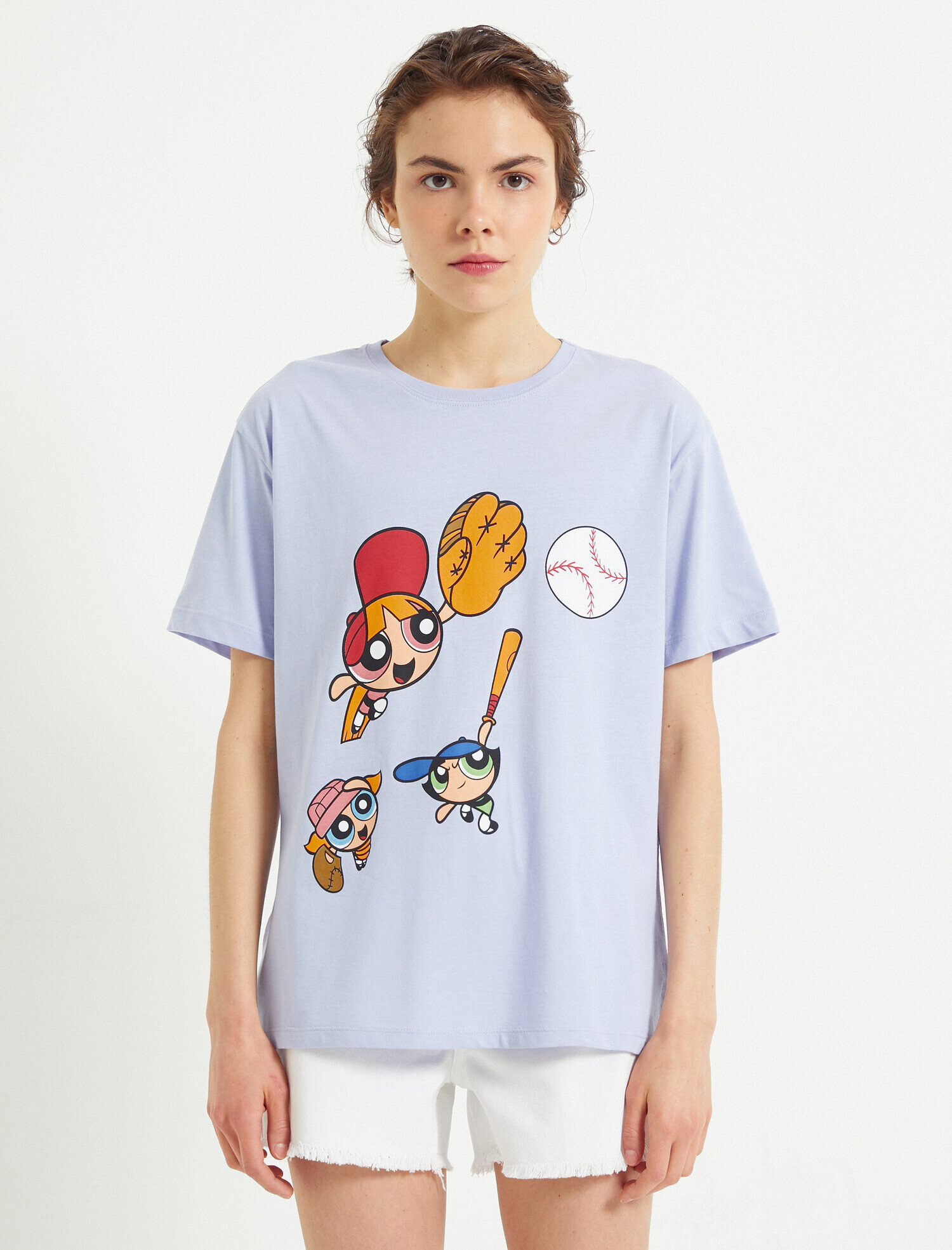   Power Puff Girls Tişört Lisanslı Pamuklu Oversize