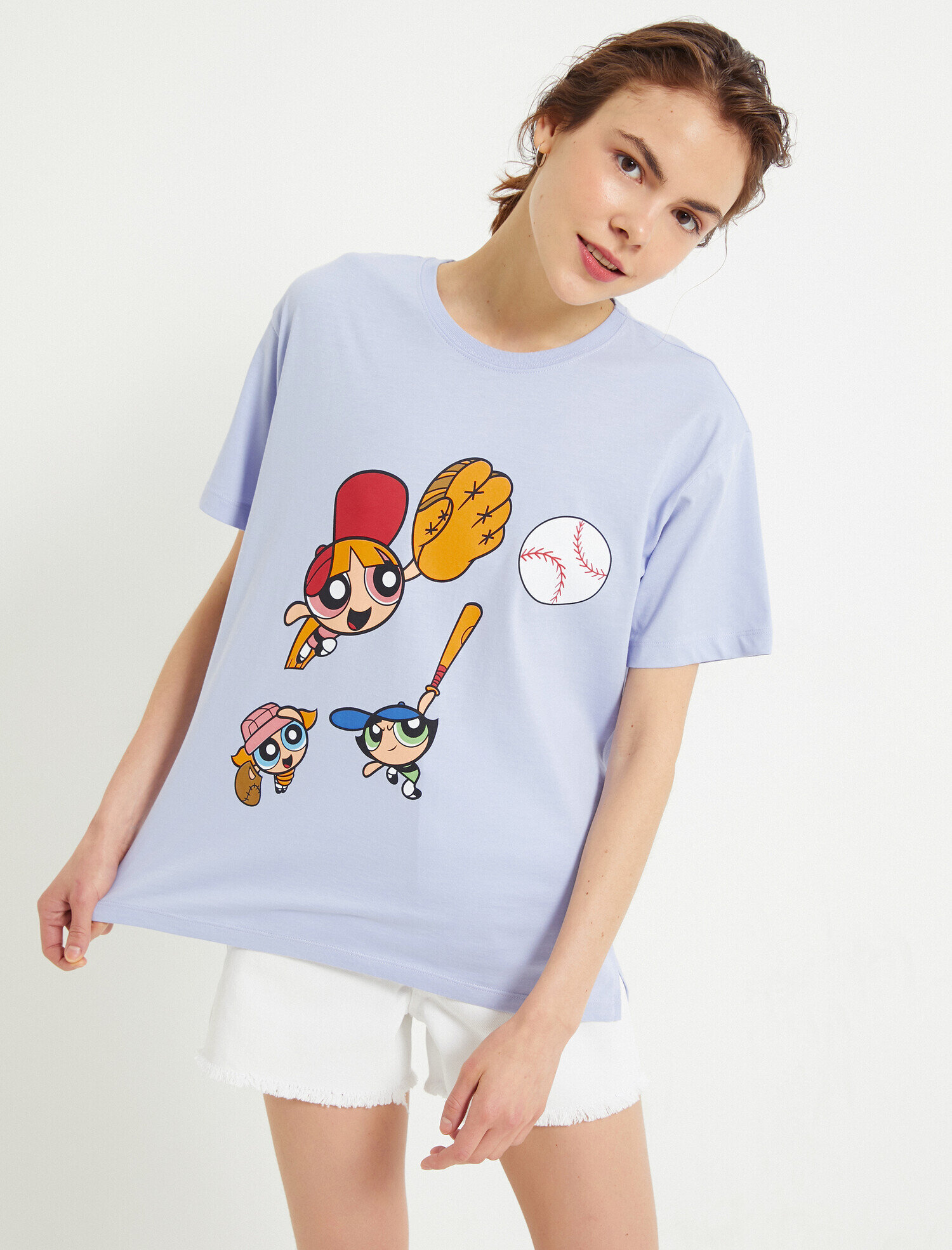   Power Puff Girls Tişört Lisanslı Pamuklu Oversize