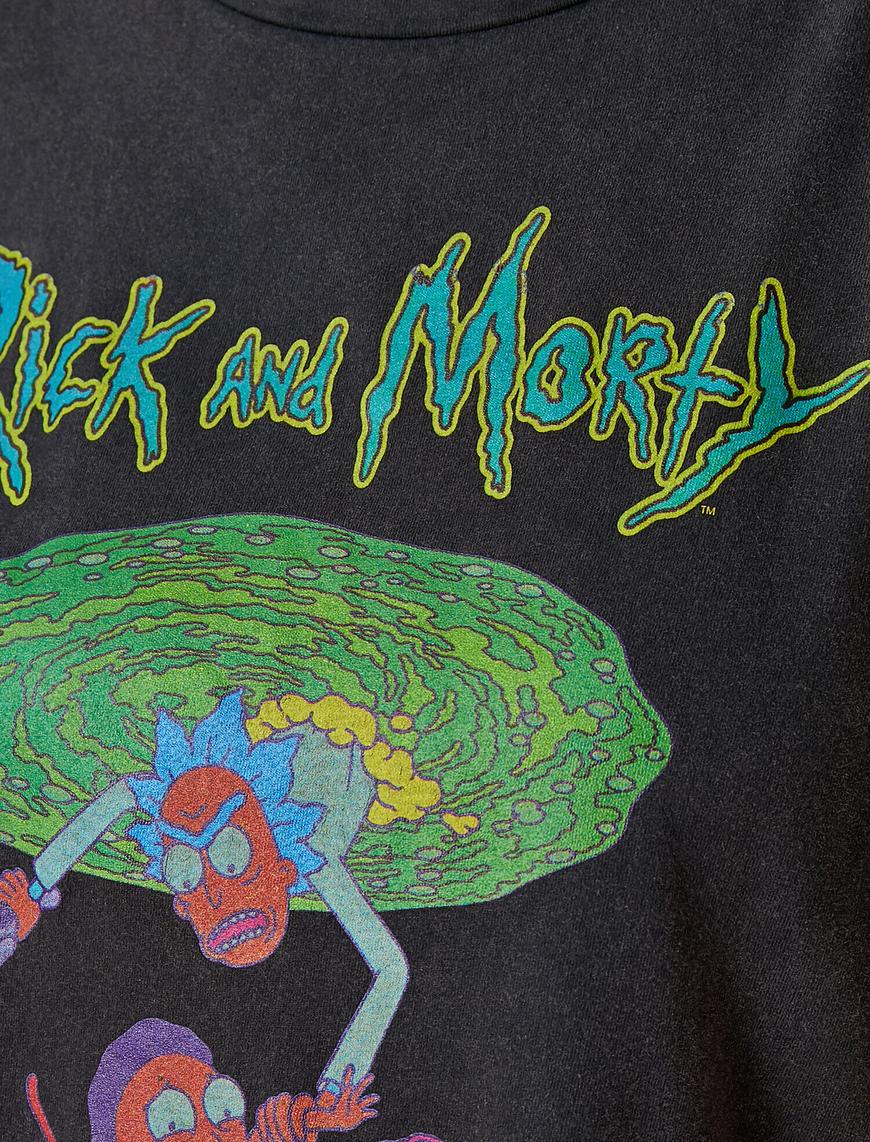   Rick and Morty Tişört Lisanslı Pamuklu