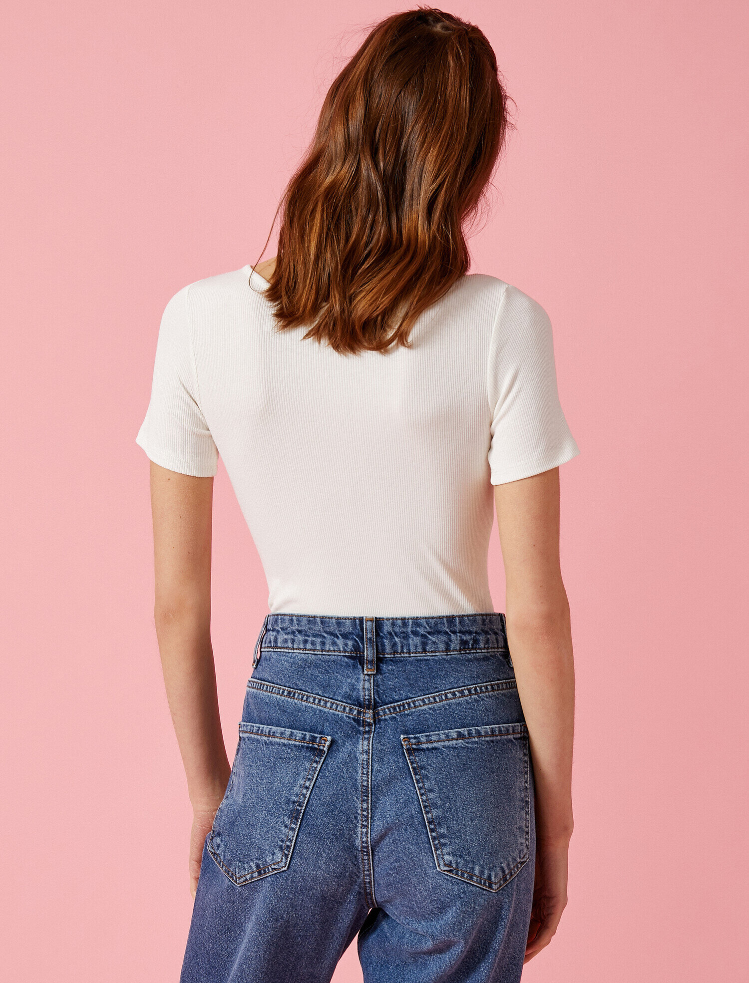   Kısa Kollu Body Ribanalı