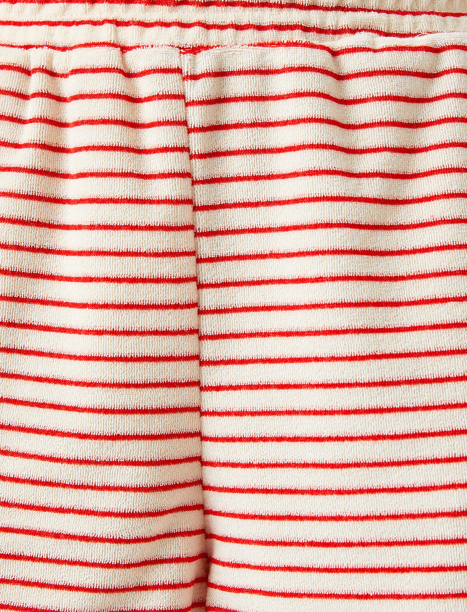   Çizgili Şort Beli Lastikli