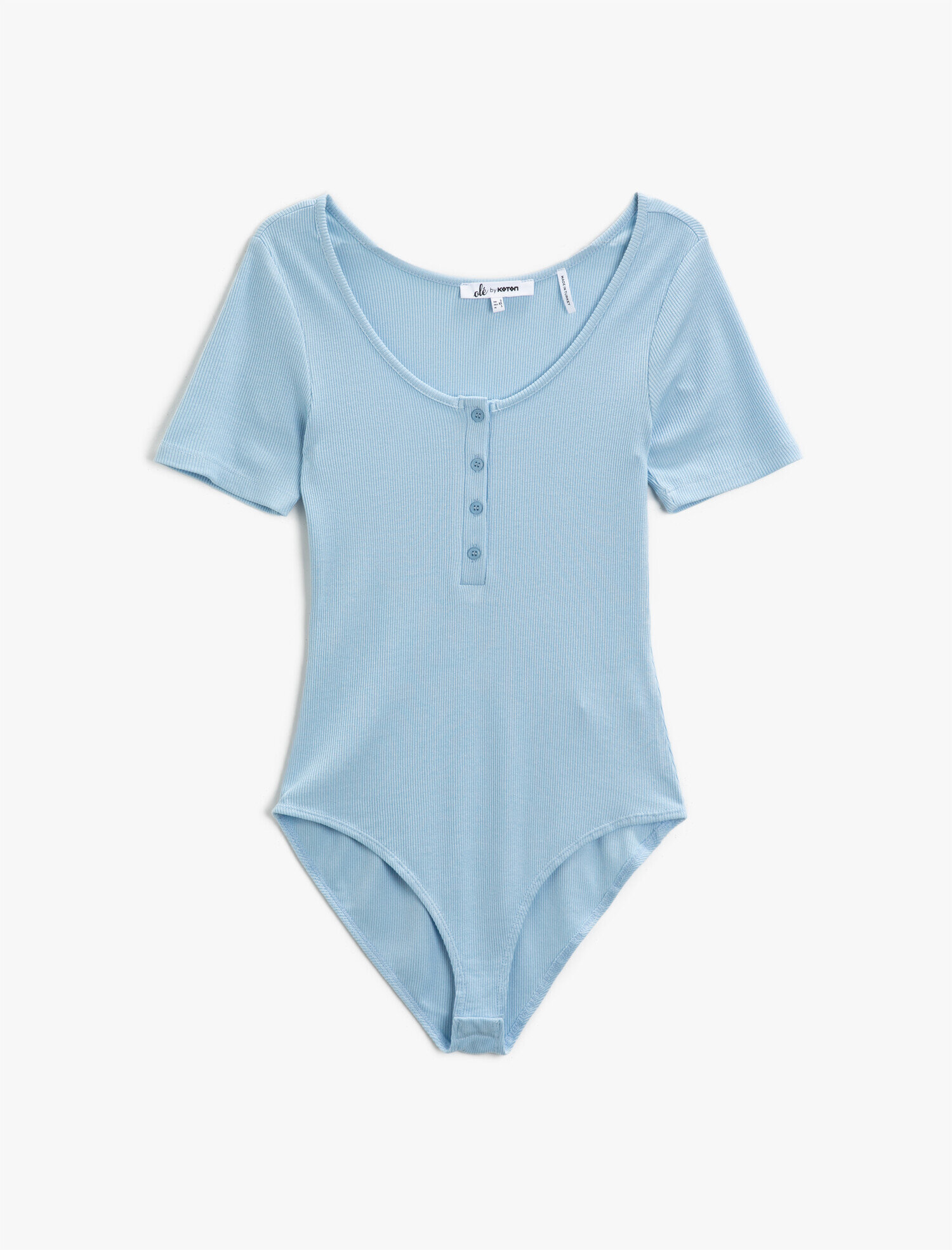   Kısa Kollu Body Ribanalı