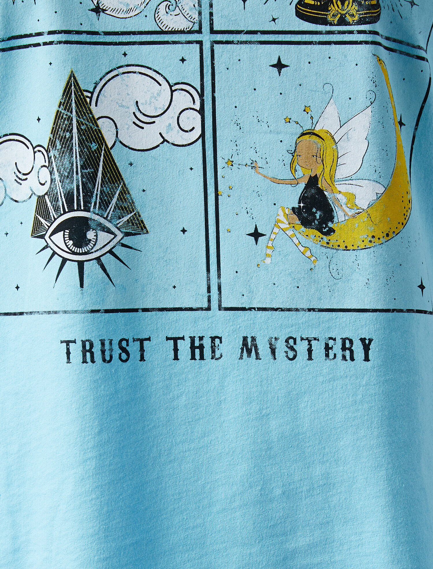   Baskılı Tişört Bisiklet Yaka Pamuklu