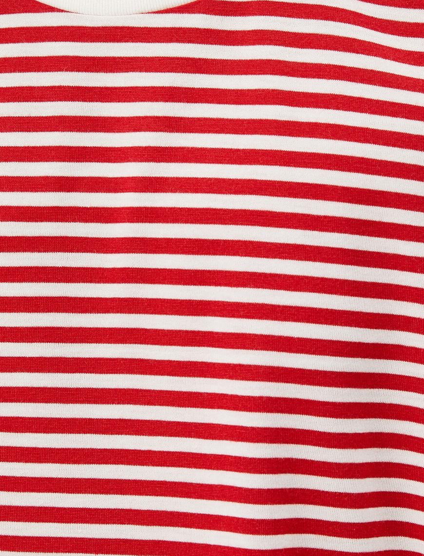   Çizgili Atlet Basic Halter Yaka Tanktop