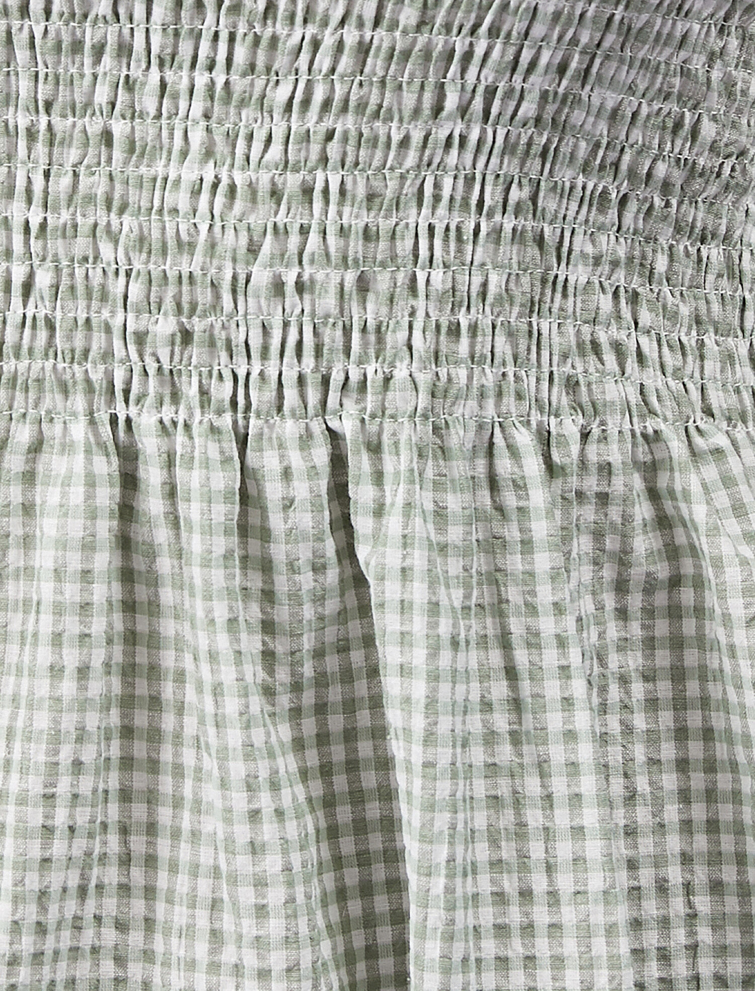   Kareli Elbise Askılı Pamuklu