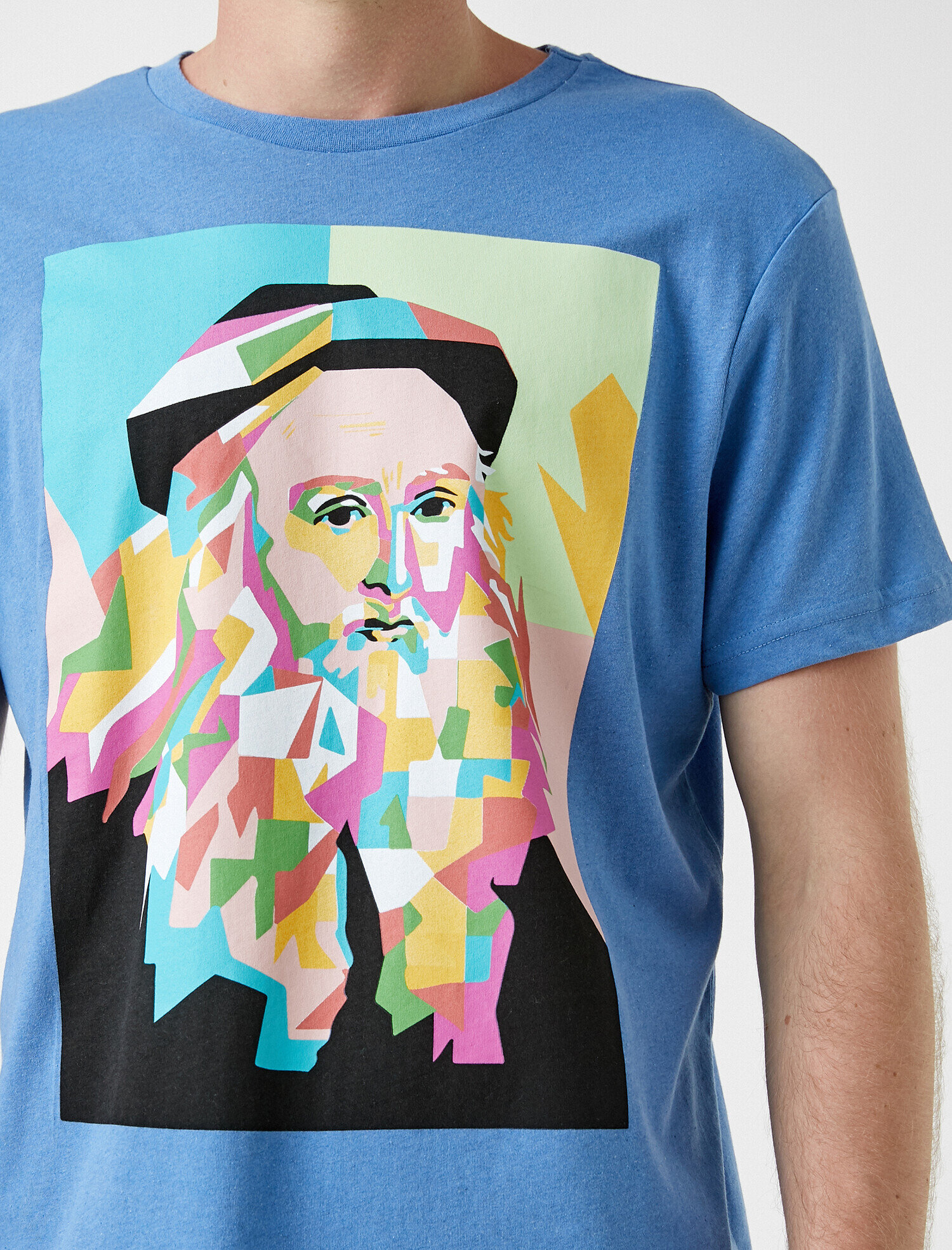   Leonardo da Vinci Tişört Baskılı