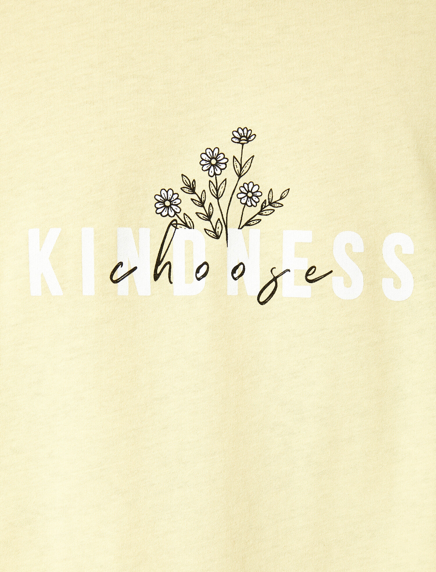   Baskılı Tişört Bisiklet Yaka Pamuklu