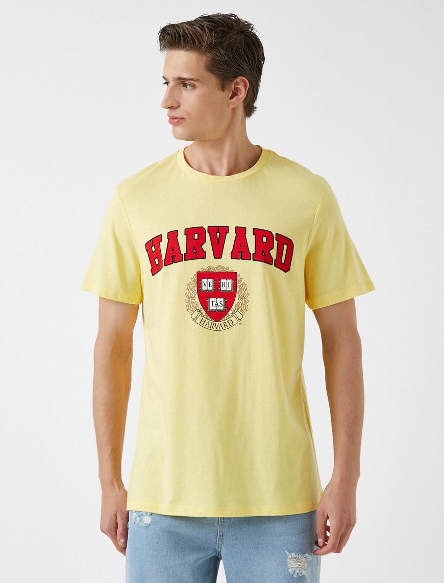   Harvard Tişört Lisanslı Pamuklu