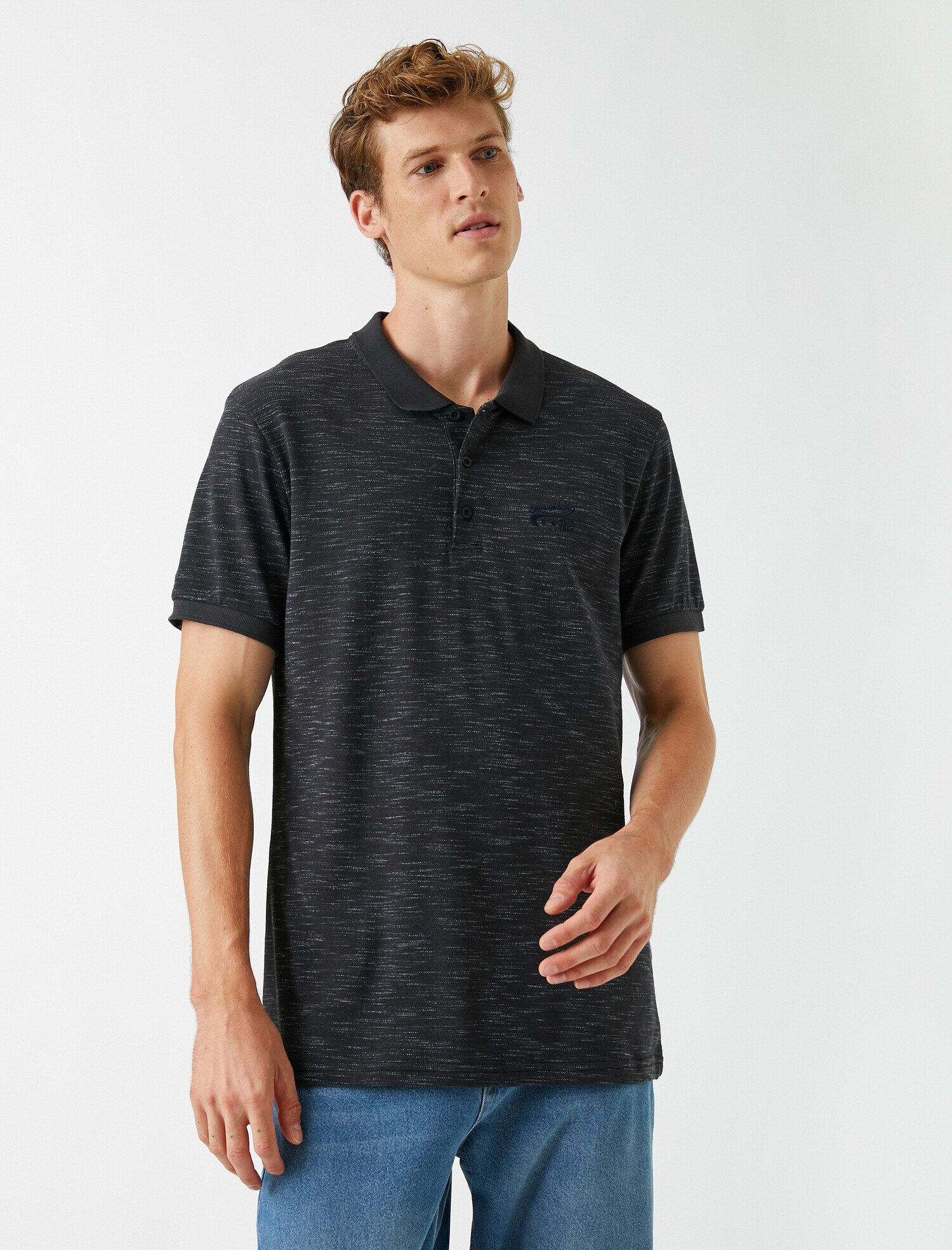 Kırçıllı Polo Yaka Tişört