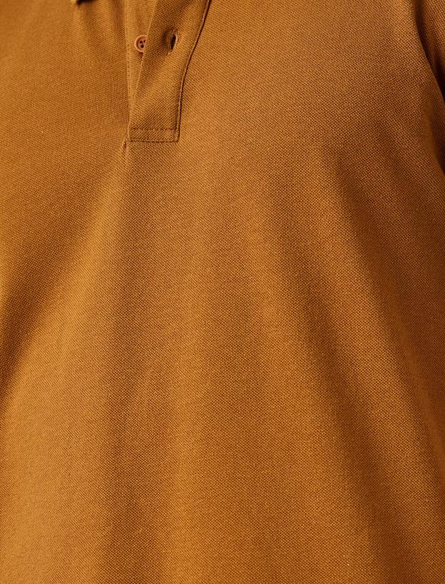  Polo Yaka Tişört Basic Kısa Kollu Pamuklu