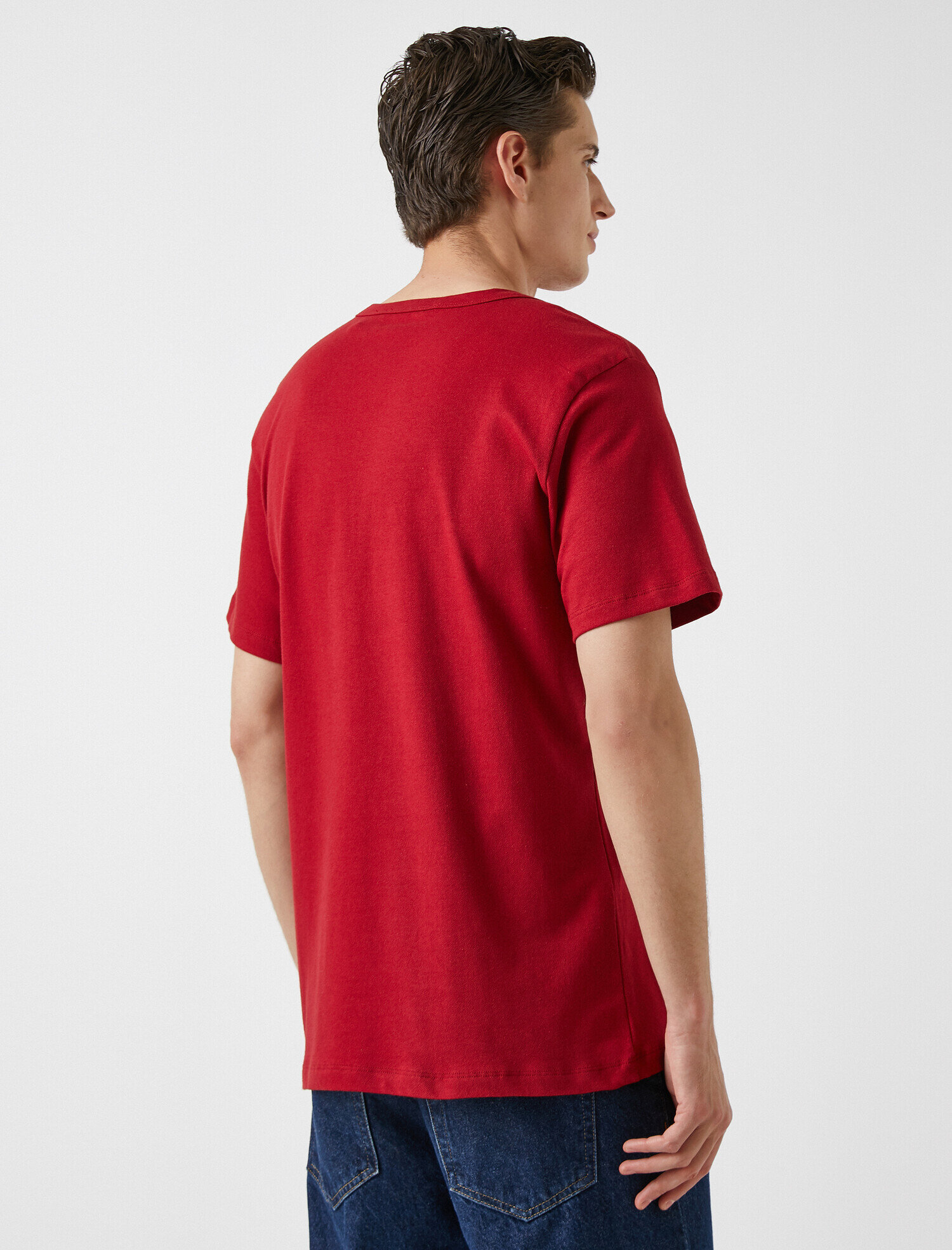   Kısa Kollu Tişört Pamuklu