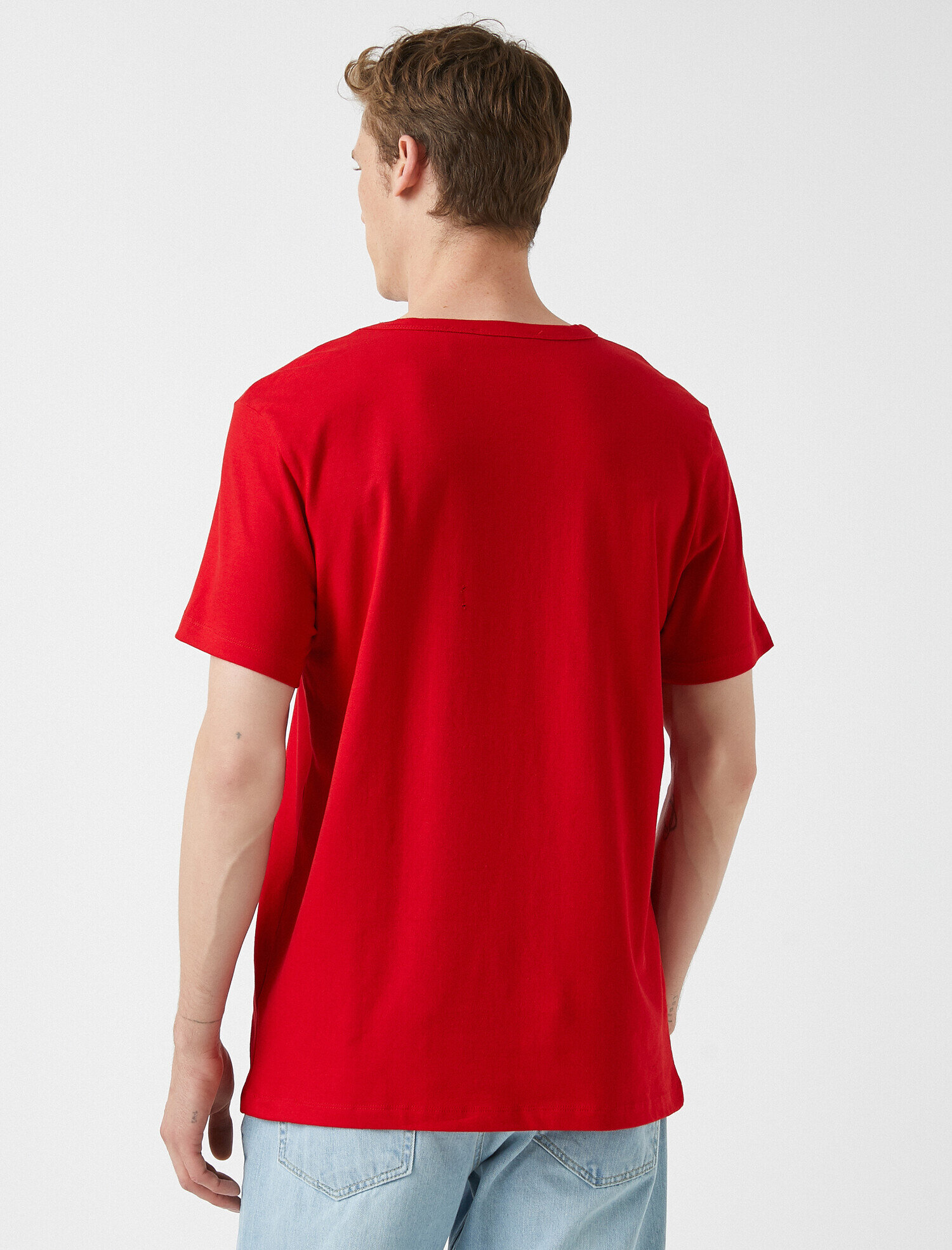   Kısa Kollu Tişört Pamuklu