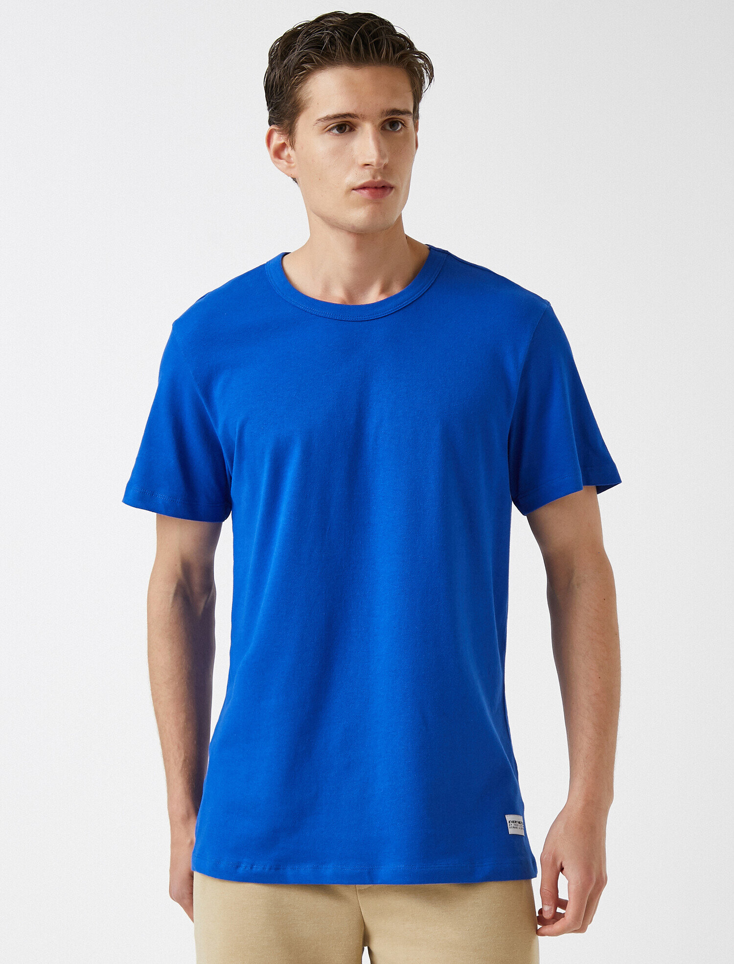 Kısa Kollu Tişört Pamuklu