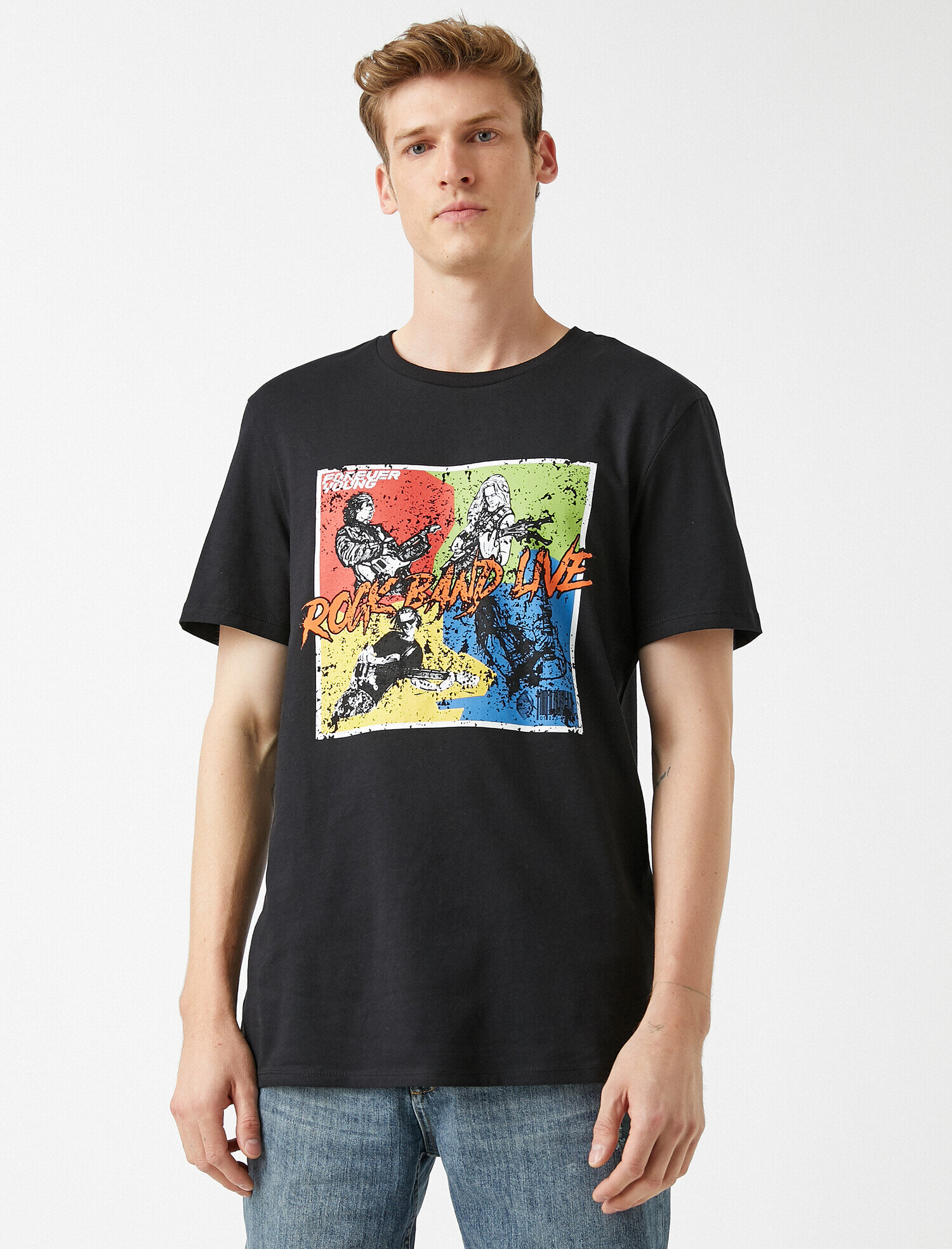   Baskılı Tişört Pamuklu