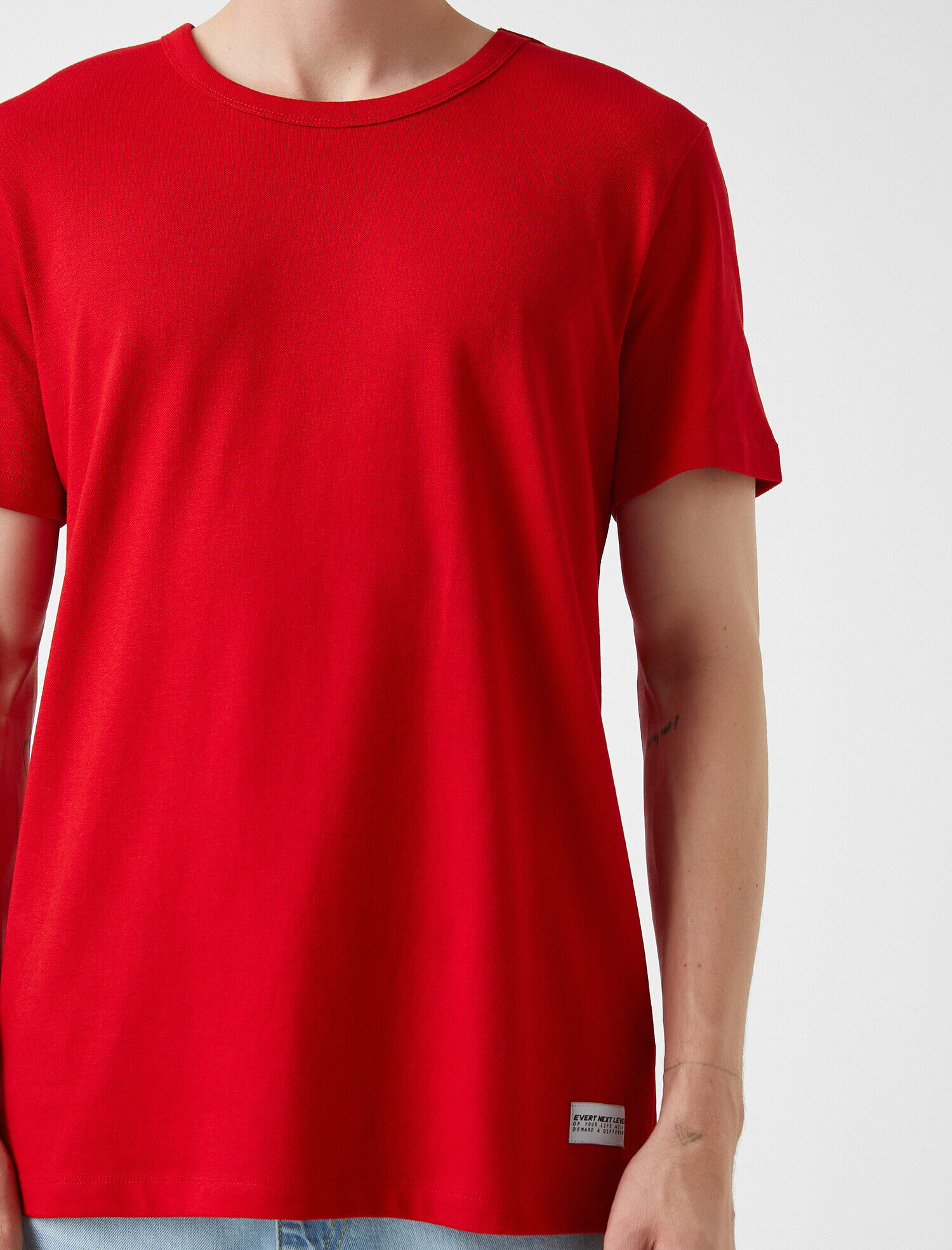   Kısa Kollu Tişört Pamuklu