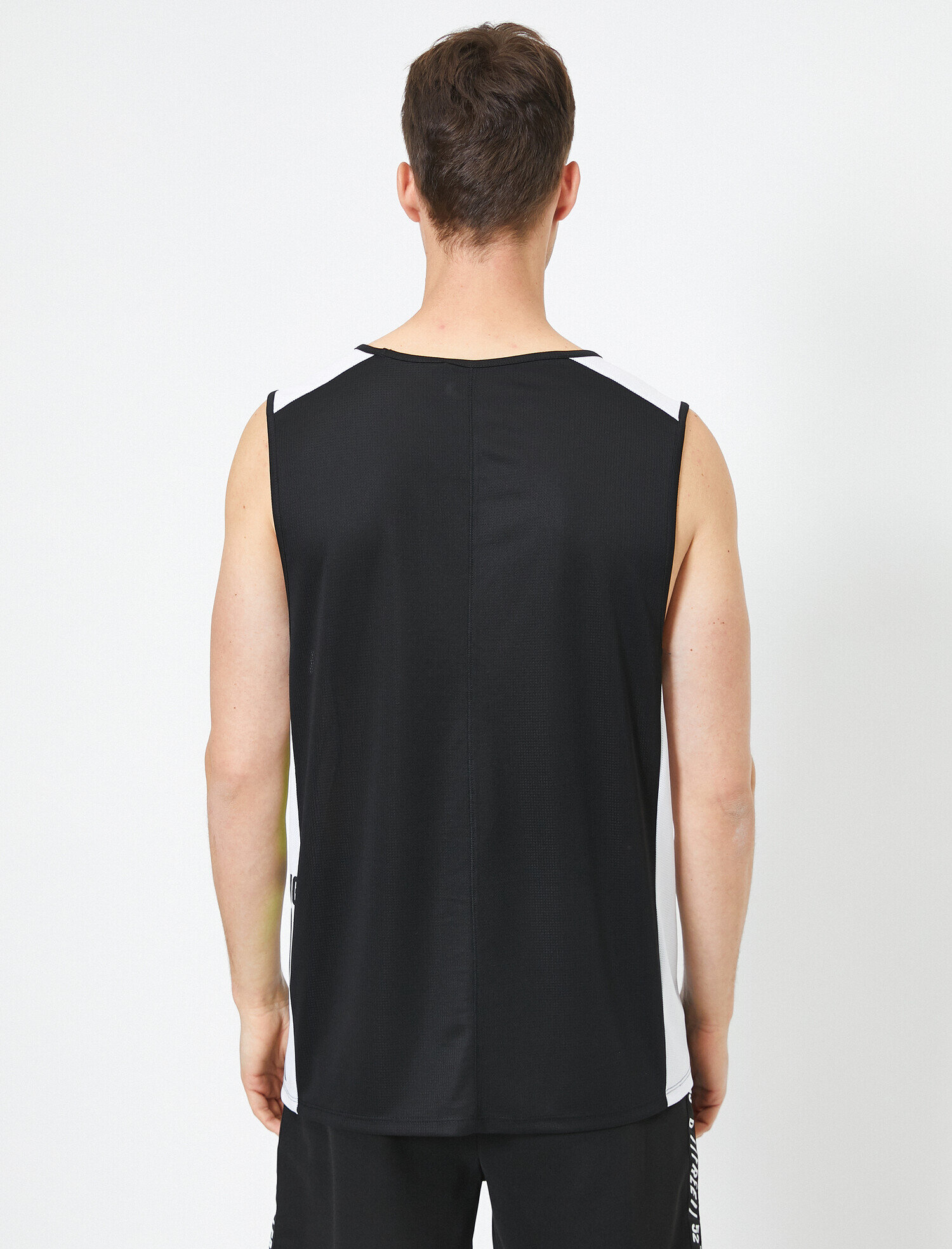   Bisiklet Yaka Yazılı Baskılı Atlet