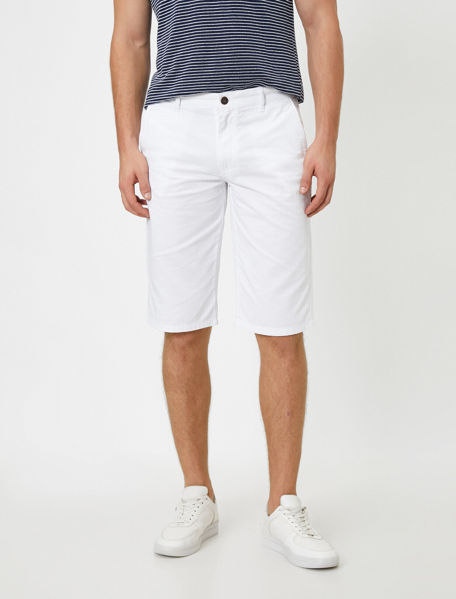   Cep Detaylı Slim Fit Şort