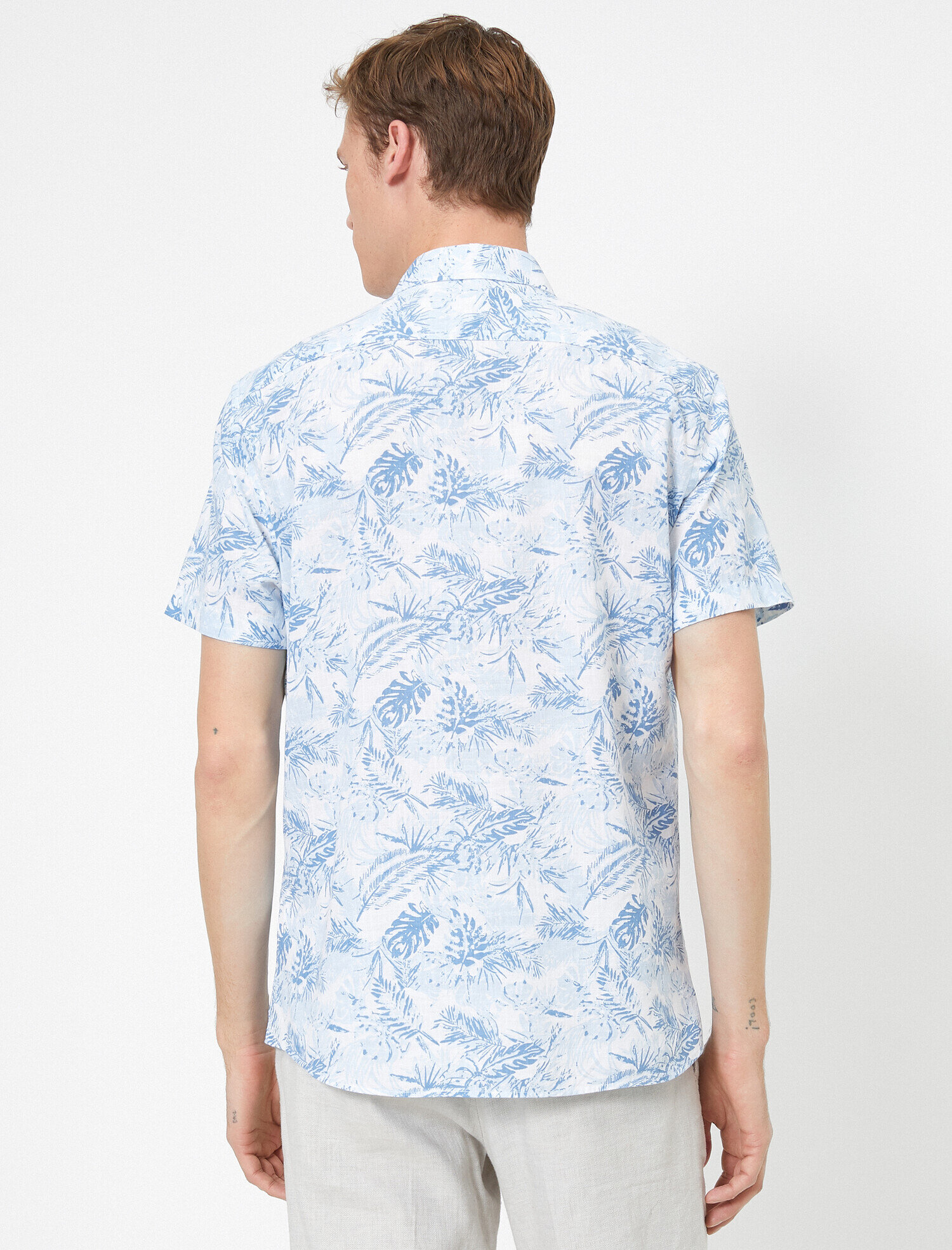   Desenli Gömlek Kısa Kollu