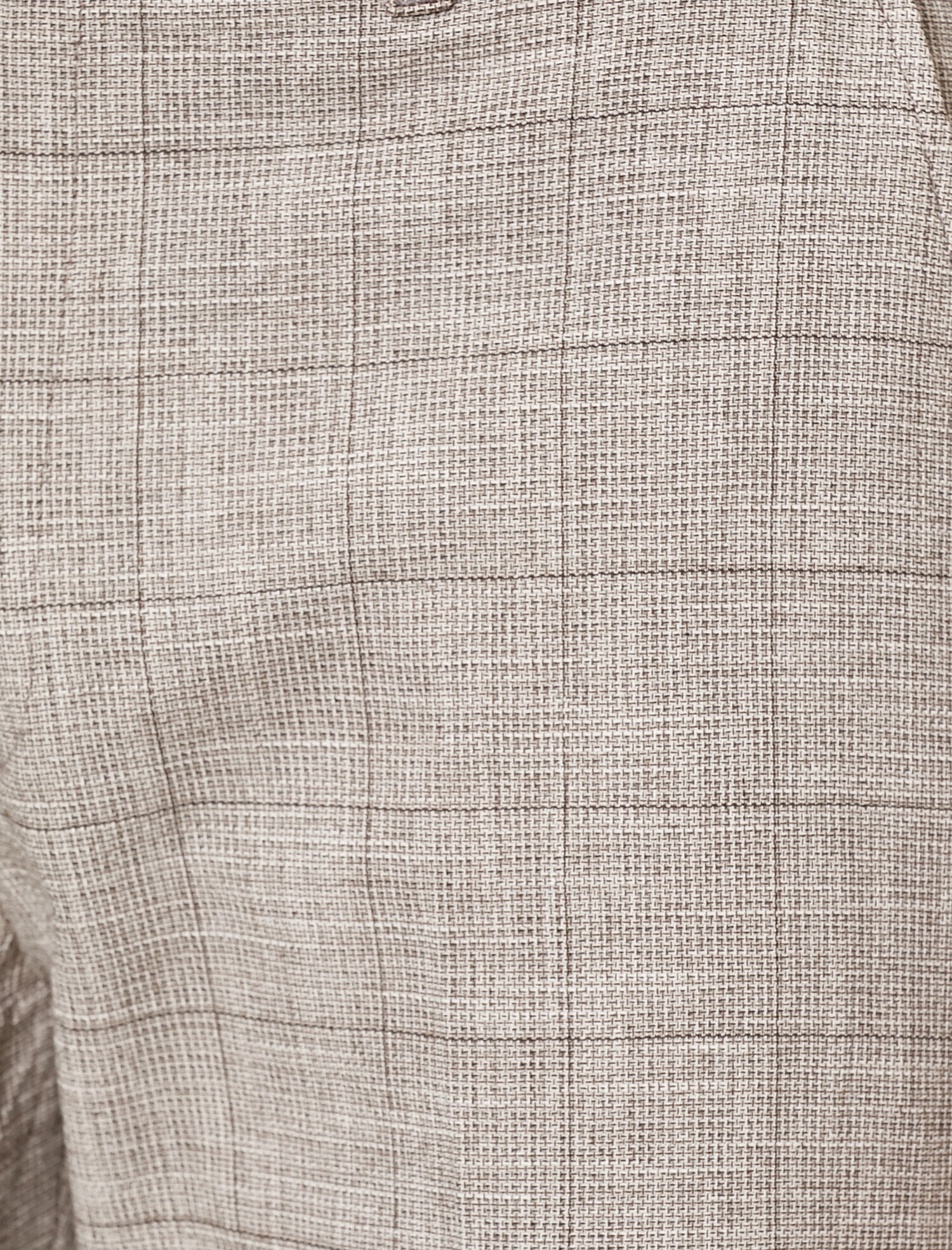   Cep Detaylı Slim Fit Kareli Pantolon