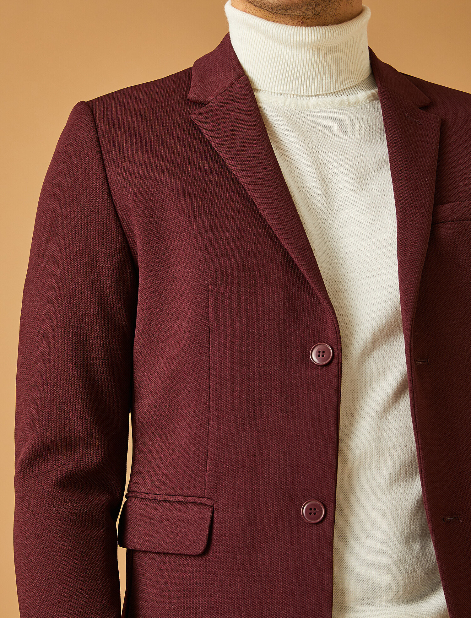 Cep Detaylı Düğmeli Smart Blazer Ceket