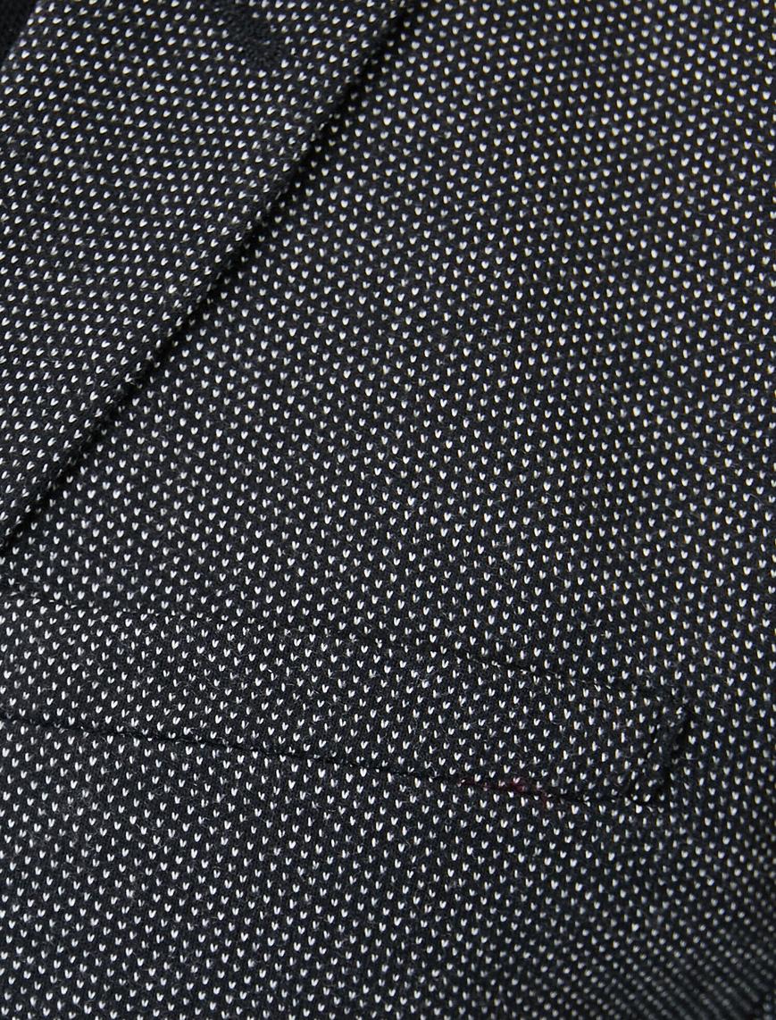   Cep Detaylı Düğmeli Blazer Ceket