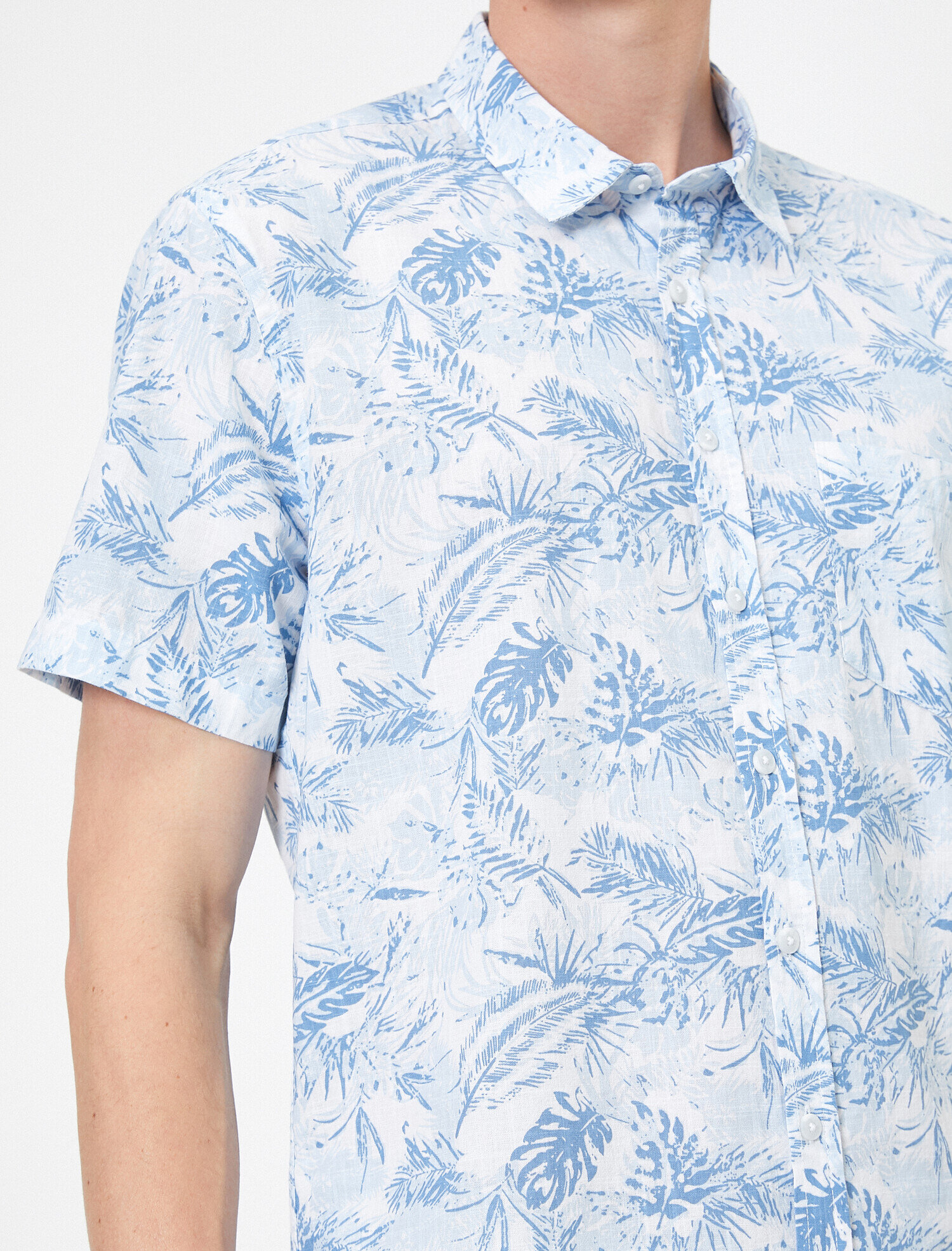   Desenli Gömlek Kısa Kollu